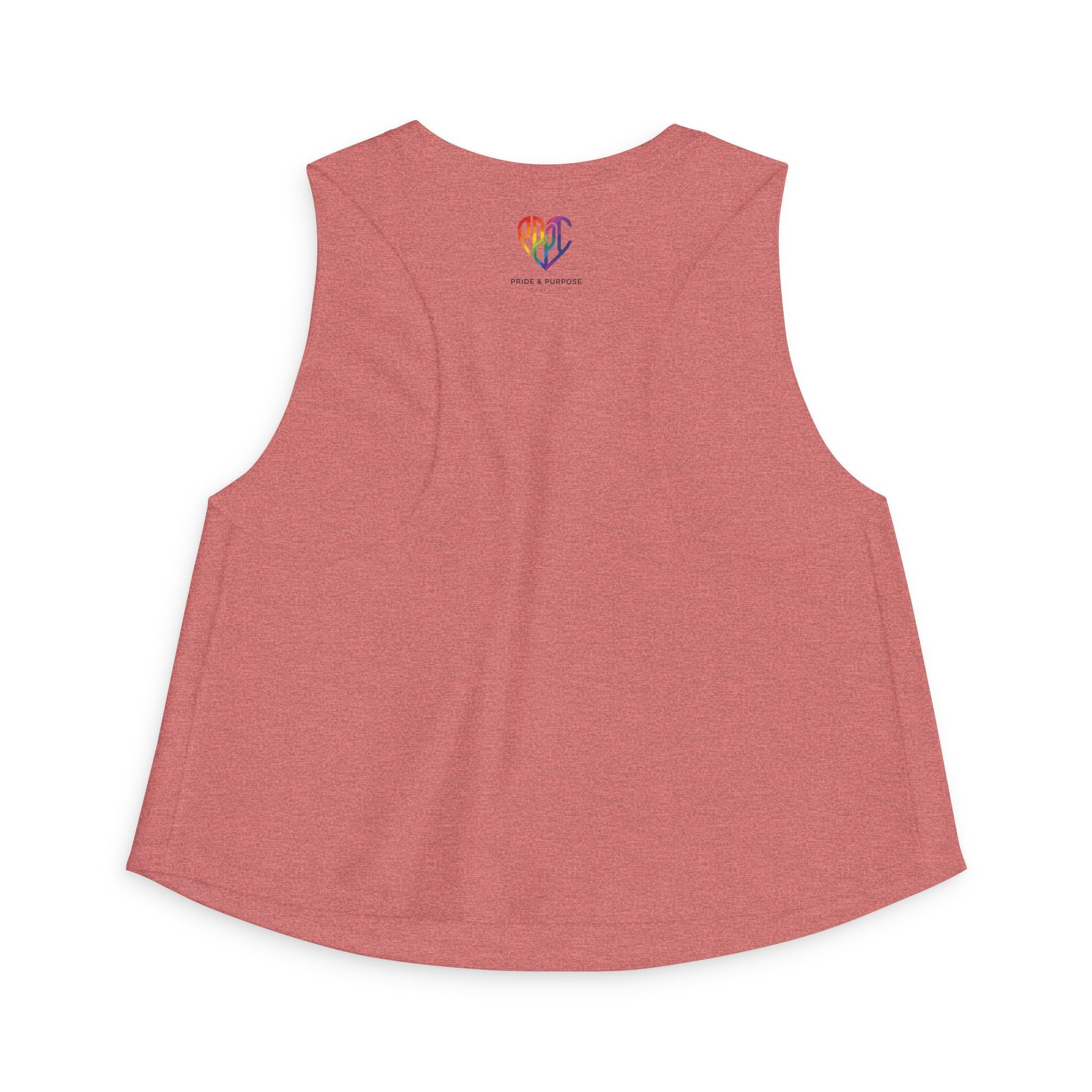 I Am Prideful Pressure™ Women's Festival Crop Tank | LGBTQ+ Pride Apparel