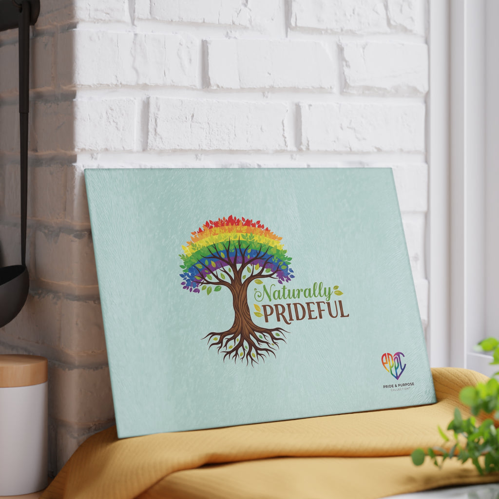 Naturally Prideful™ Premium Glass Cutting Board | The Pride & Purpose Collection™
