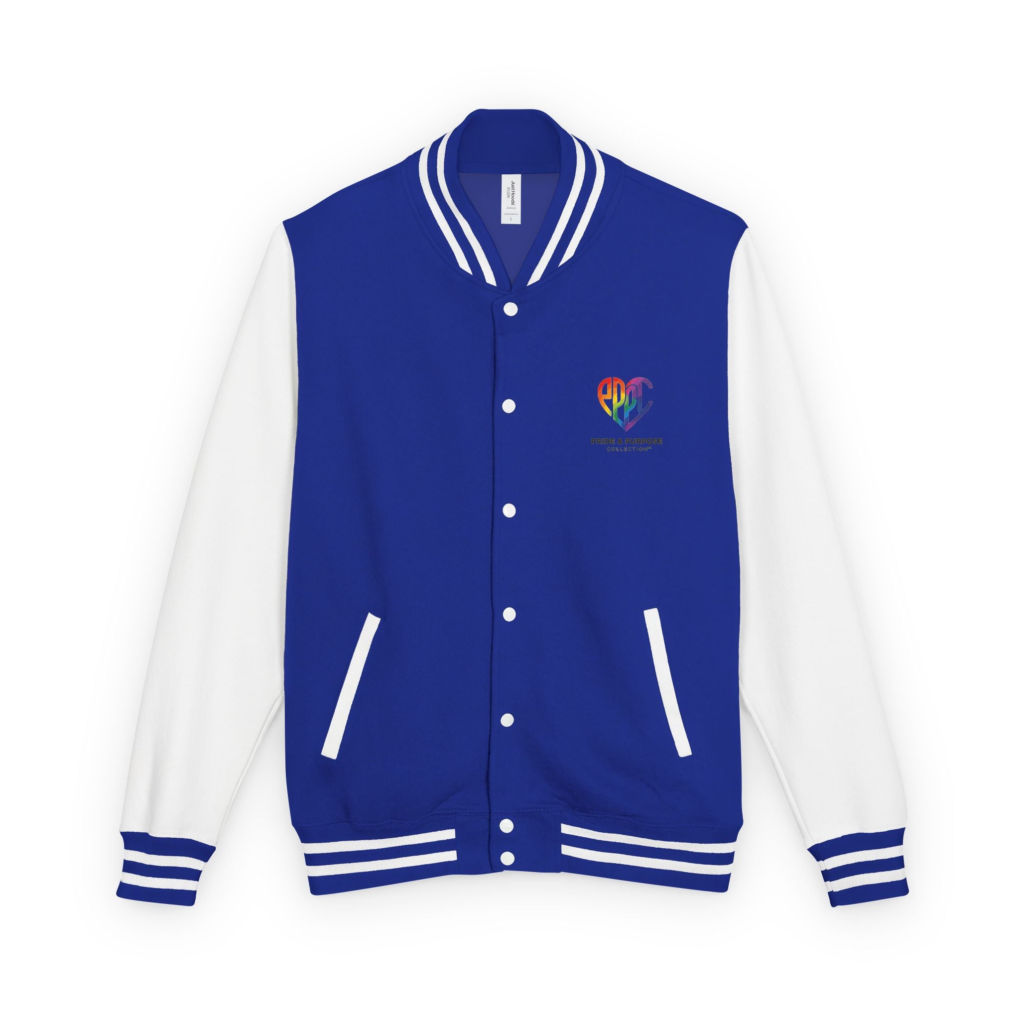 My Pride & My Purpose™ Premium Varsity Jacket | LGBTQ+ Pride Apparel