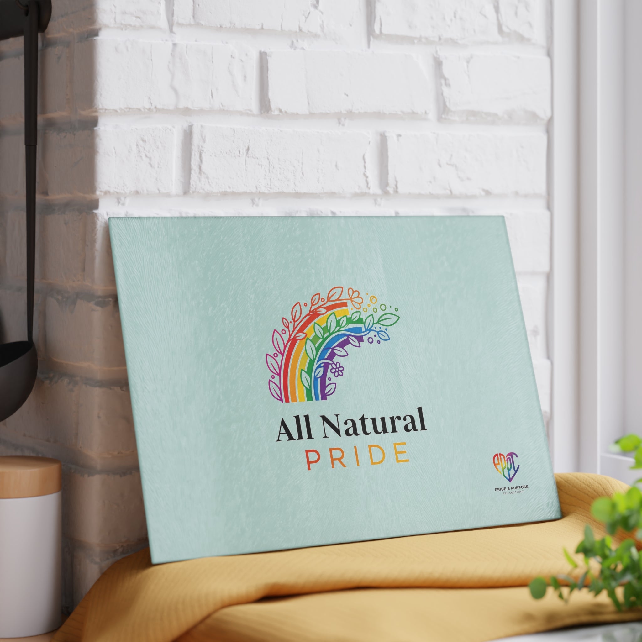 All Natural Pride™ Premium Glass Cutting Board