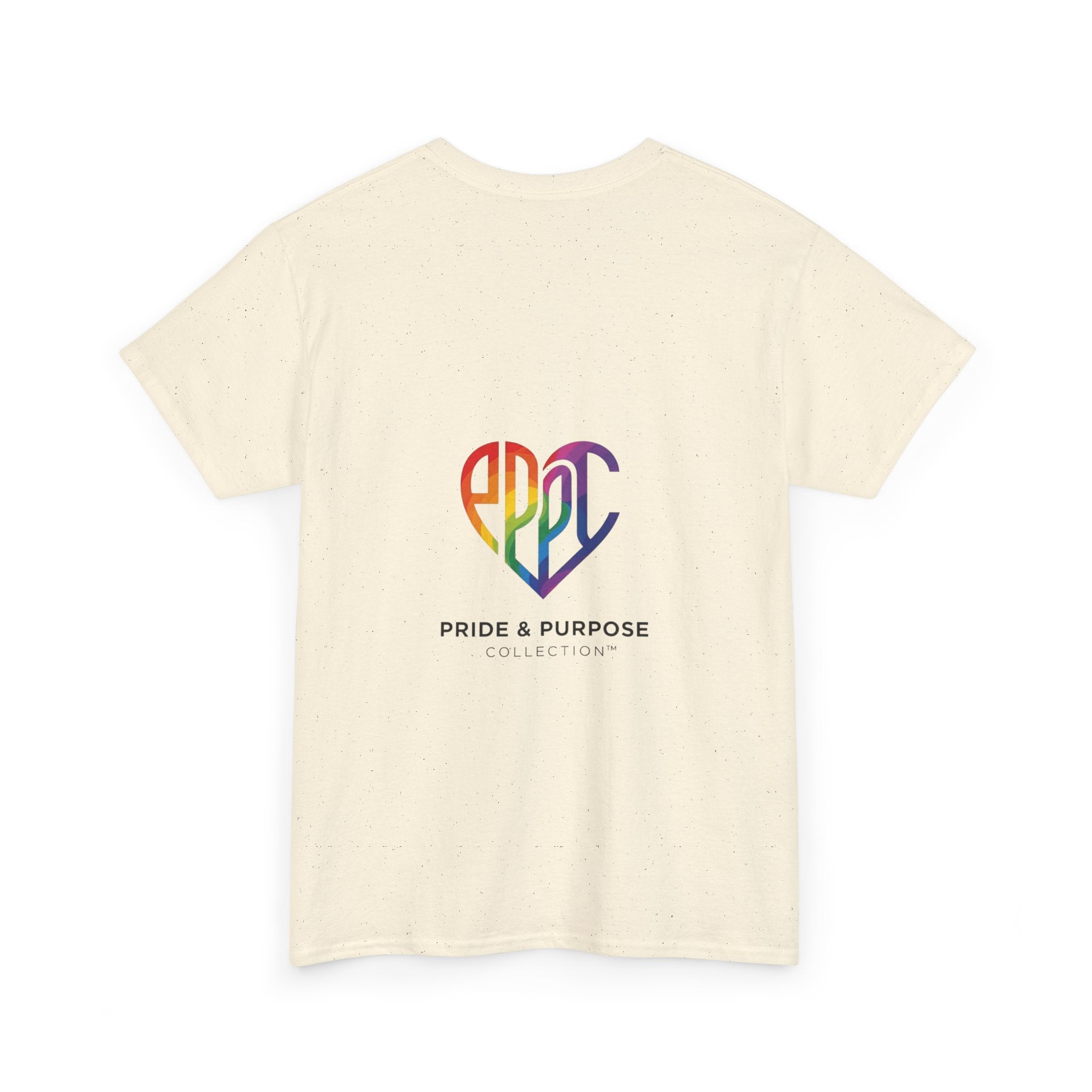 My Pride & My Purpose™ Phoenix Heart Heavy Cotton T-Shirt | LGBTQ+ Pride