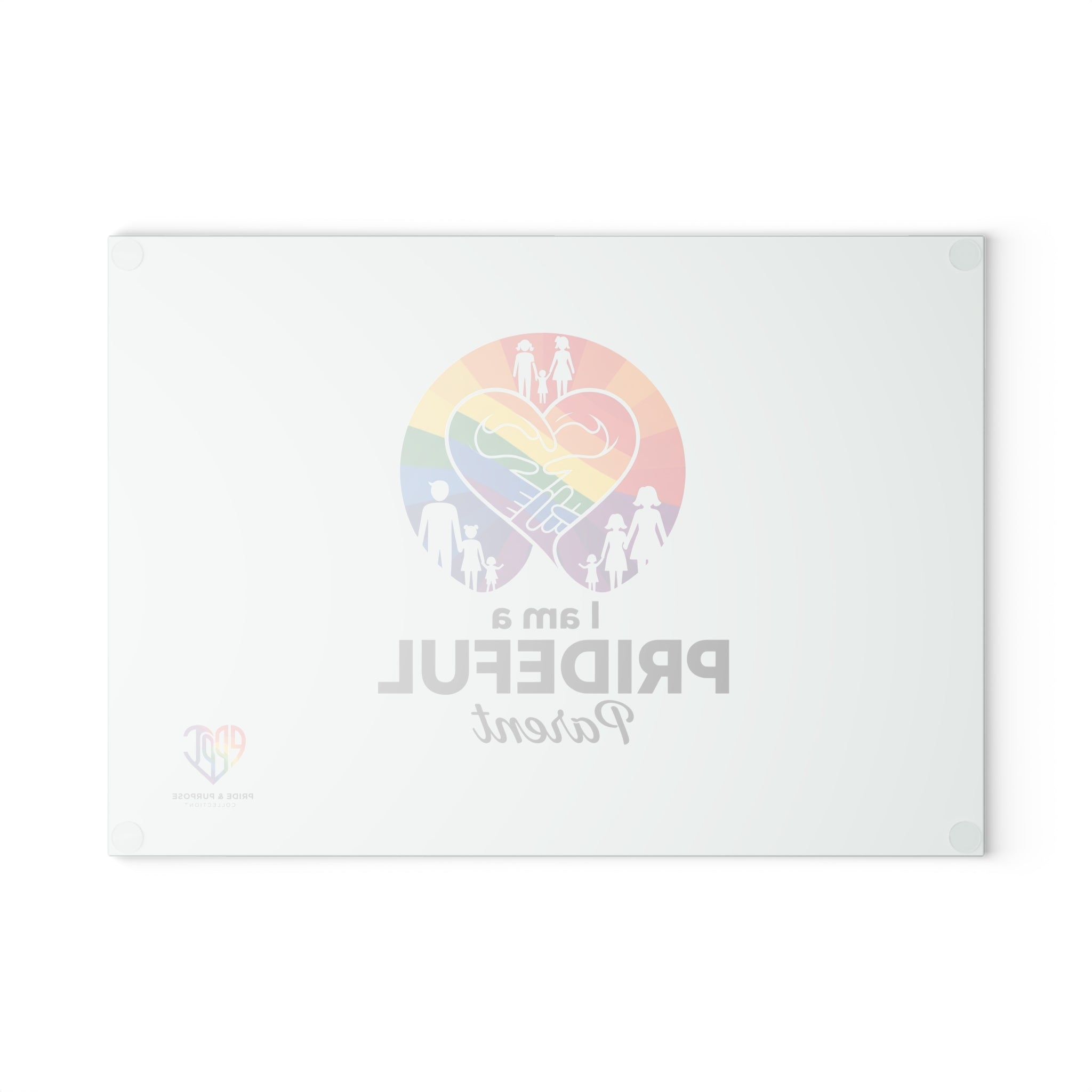 I Am a Prideful Parent™ Premium Glass Cutting Board
