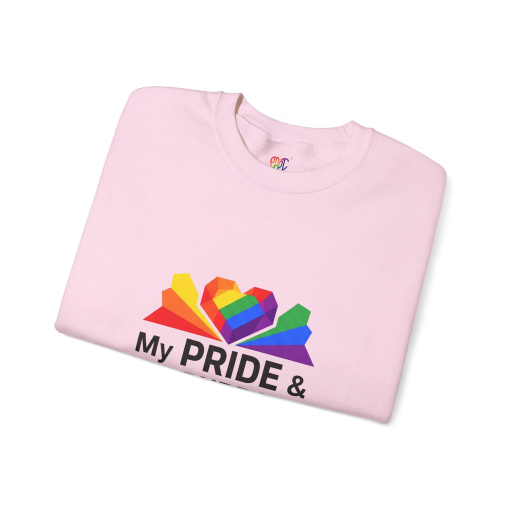 My Pride & My Purpose™ Heavy Blend Crewneck Sweatshirt | LGBTQ+ Pride