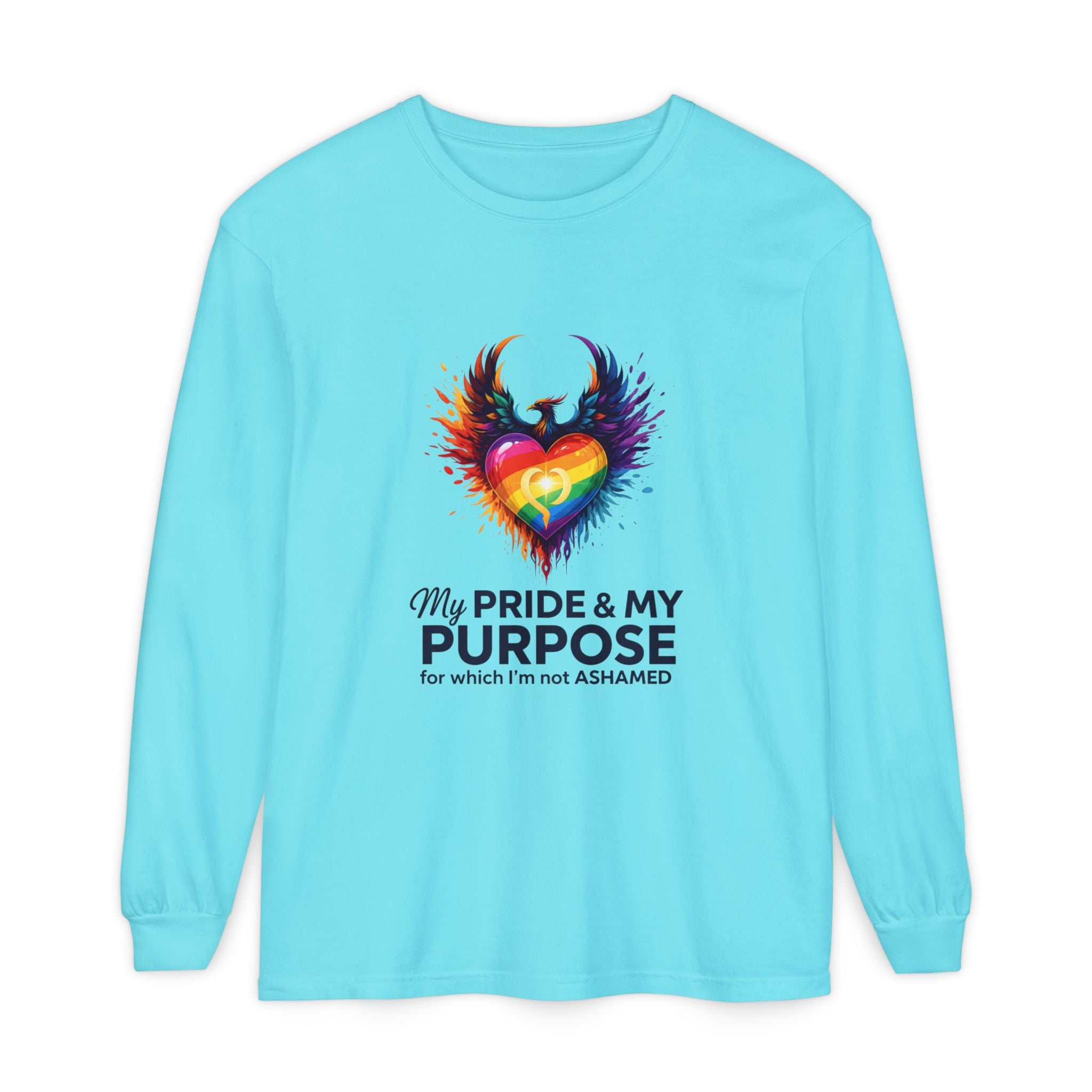 My Pride & My Purpose™ Premium Unisex Long Sleeve T-Shirt | LGBTQ+ Pride
