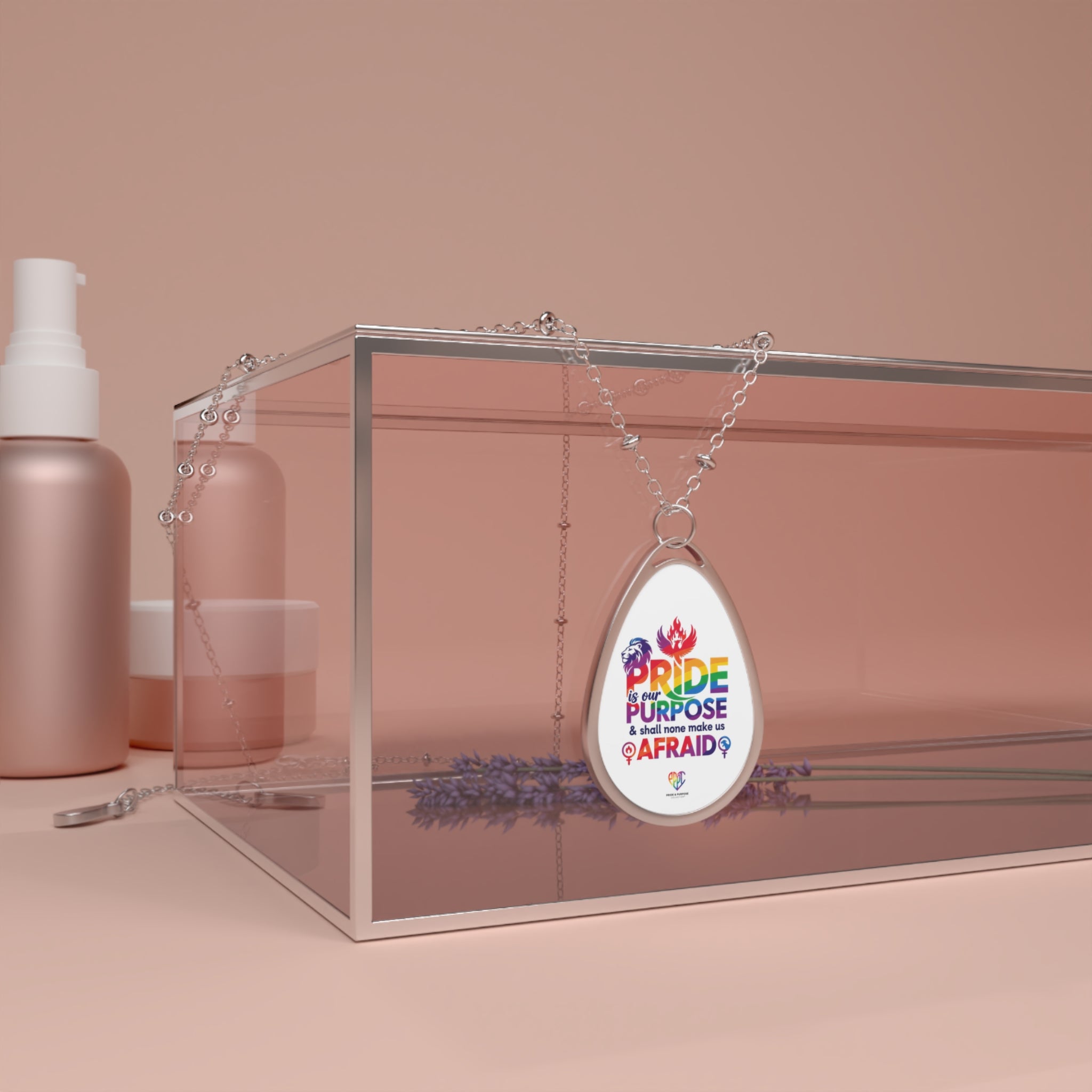 Pride Is Our Purpose™ Premium Oval Pendant Necklace