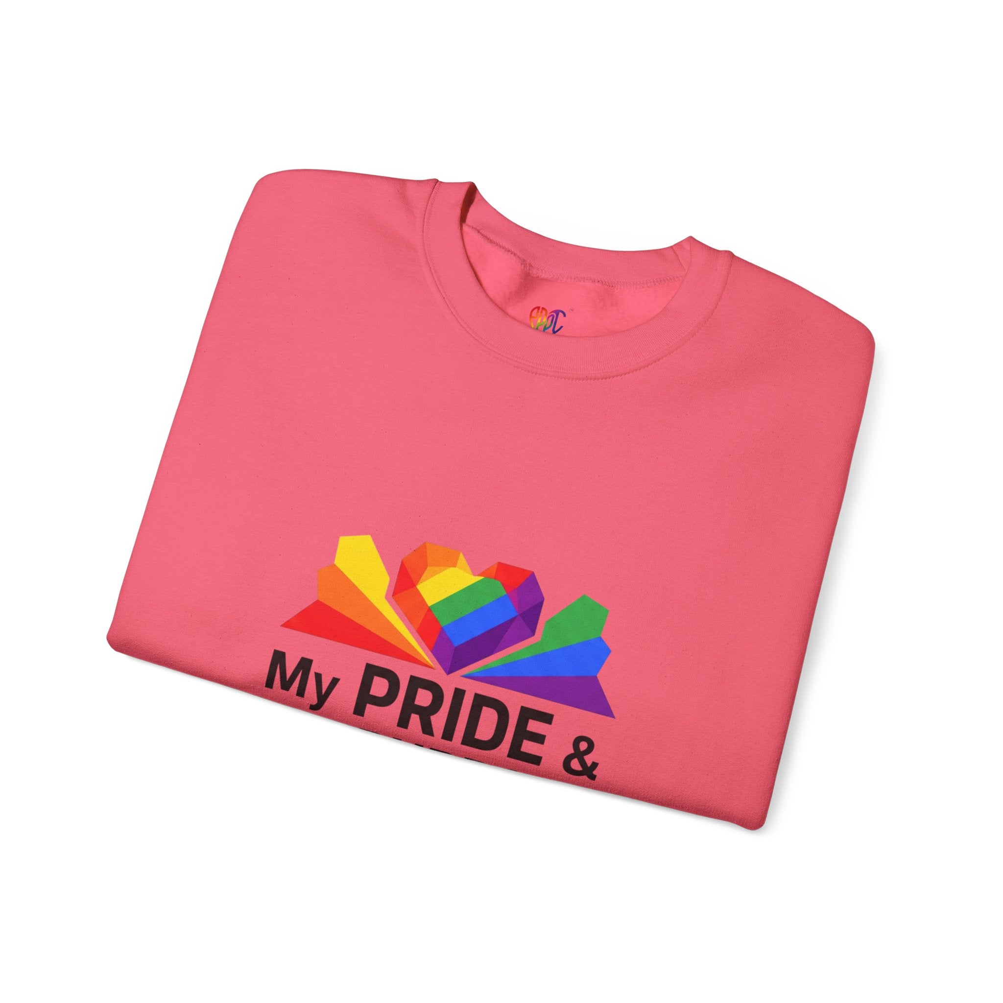 My Pride & My Purpose™ Heavy Blend Crewneck Sweatshirt | LGBTQ+ Pride