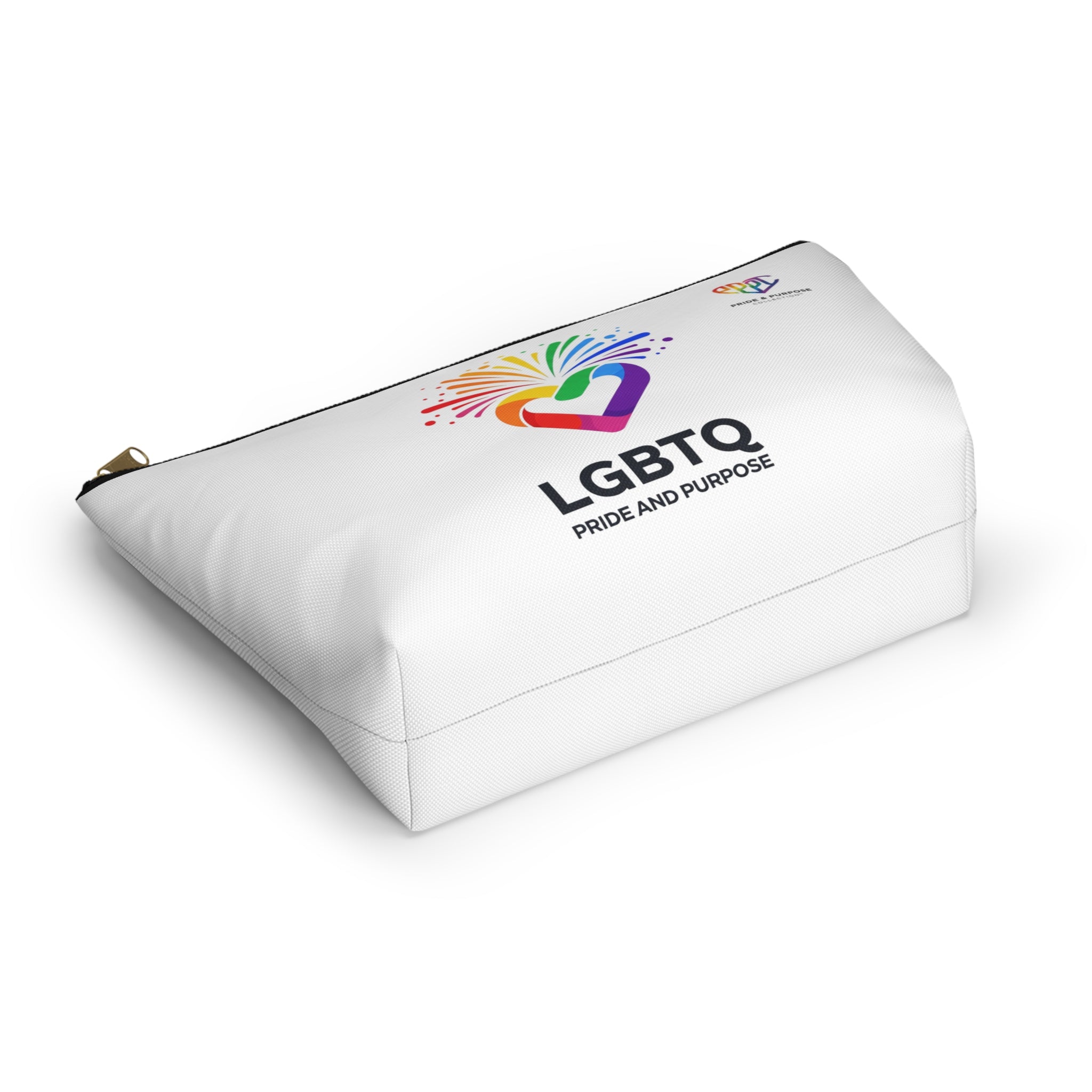Pride & Purpose LGBTQ+ Celebration Heart Travel Pouch