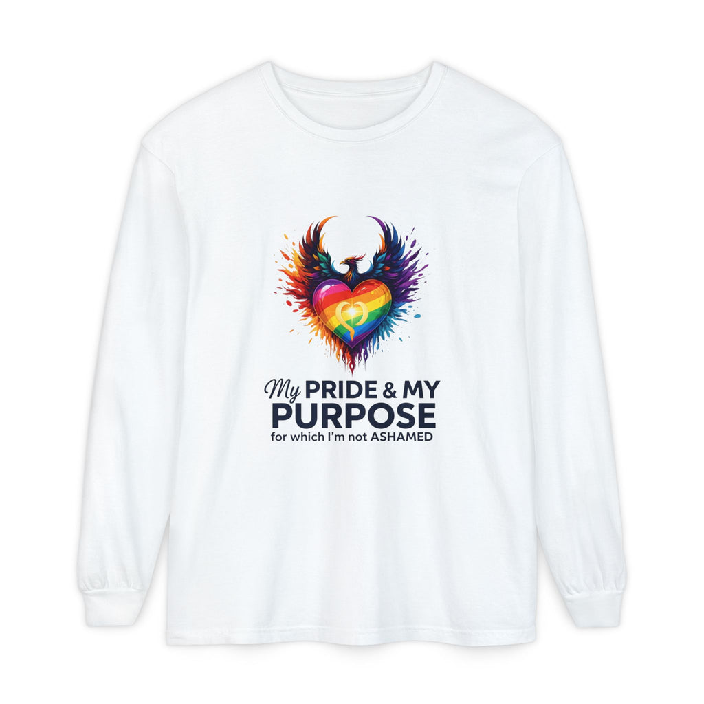 My Pride & My Purpose™ Premium Unisex Long Sleeve T-Shirt | LGBTQ+ Pride