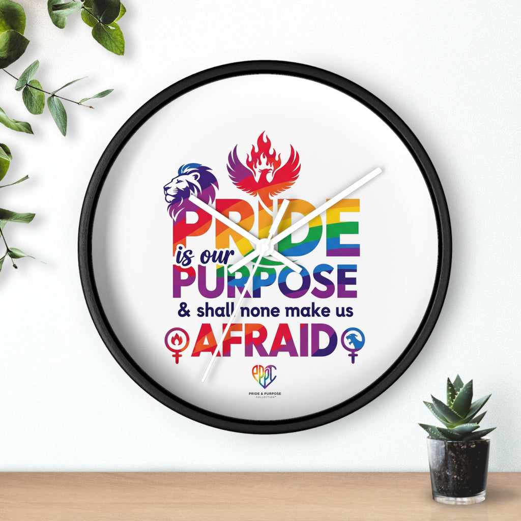 Pride Is Our Purpose™ Premium Inspirational Wall Clock