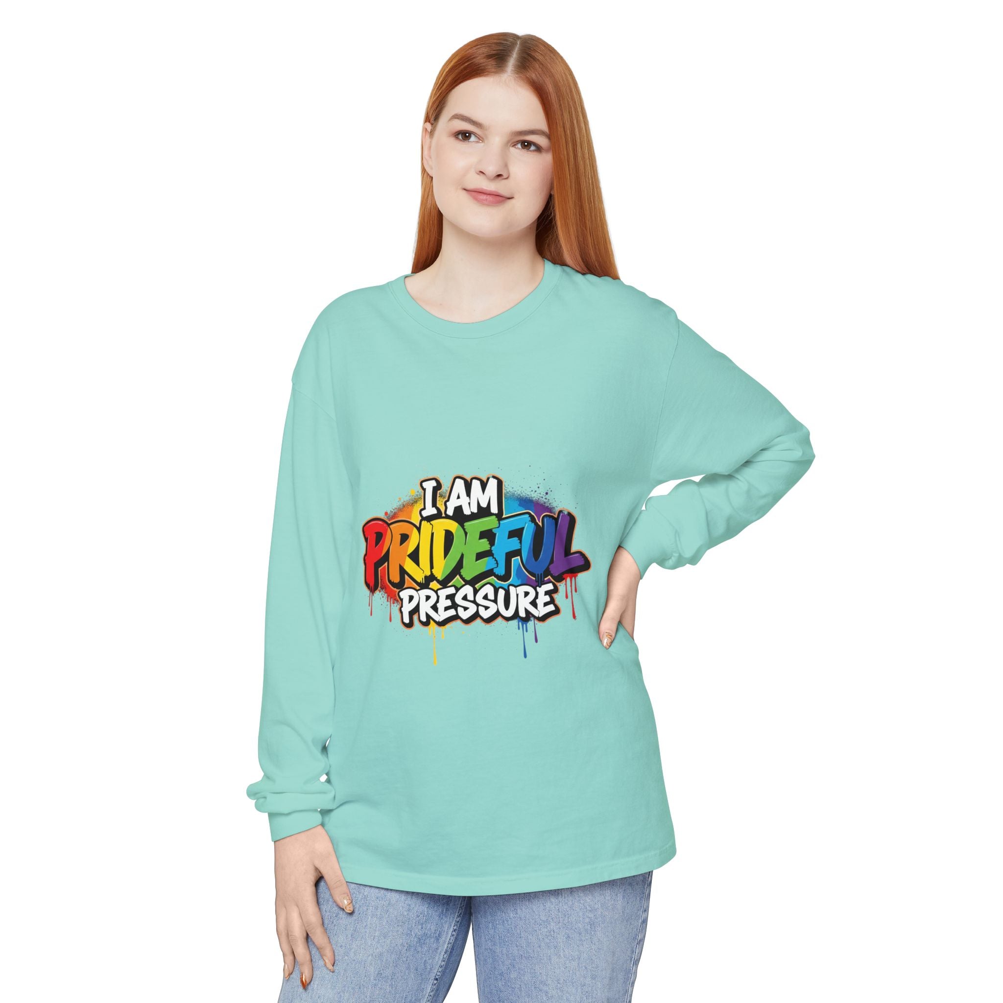 I Am Prideful Pressure™ Premium Unisex Long Sleeve T-Shirt | LGBTQ+ Pride