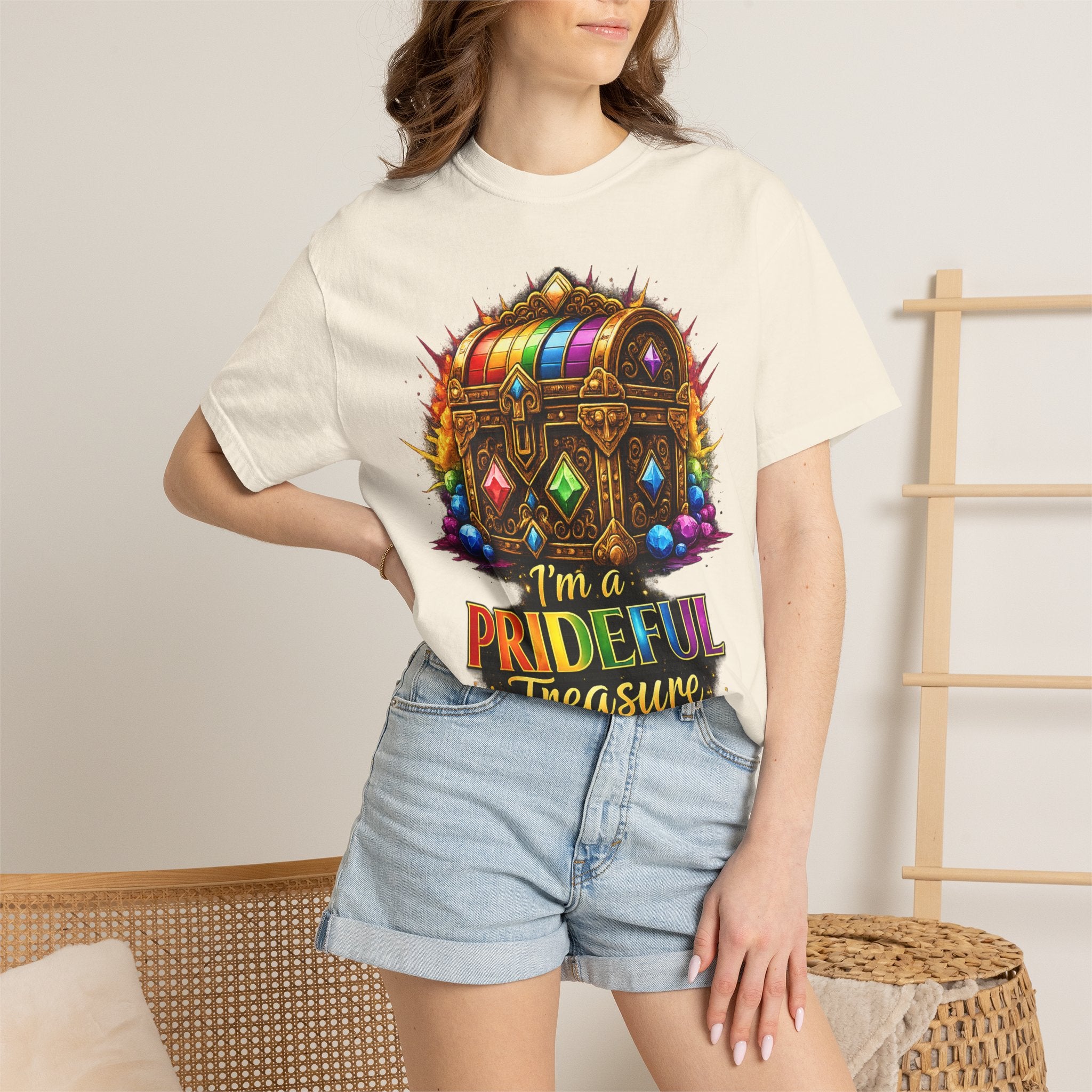 I'm a Prideful Treasure™ Premium Heavyweight Garment-Dyed T-Shirt