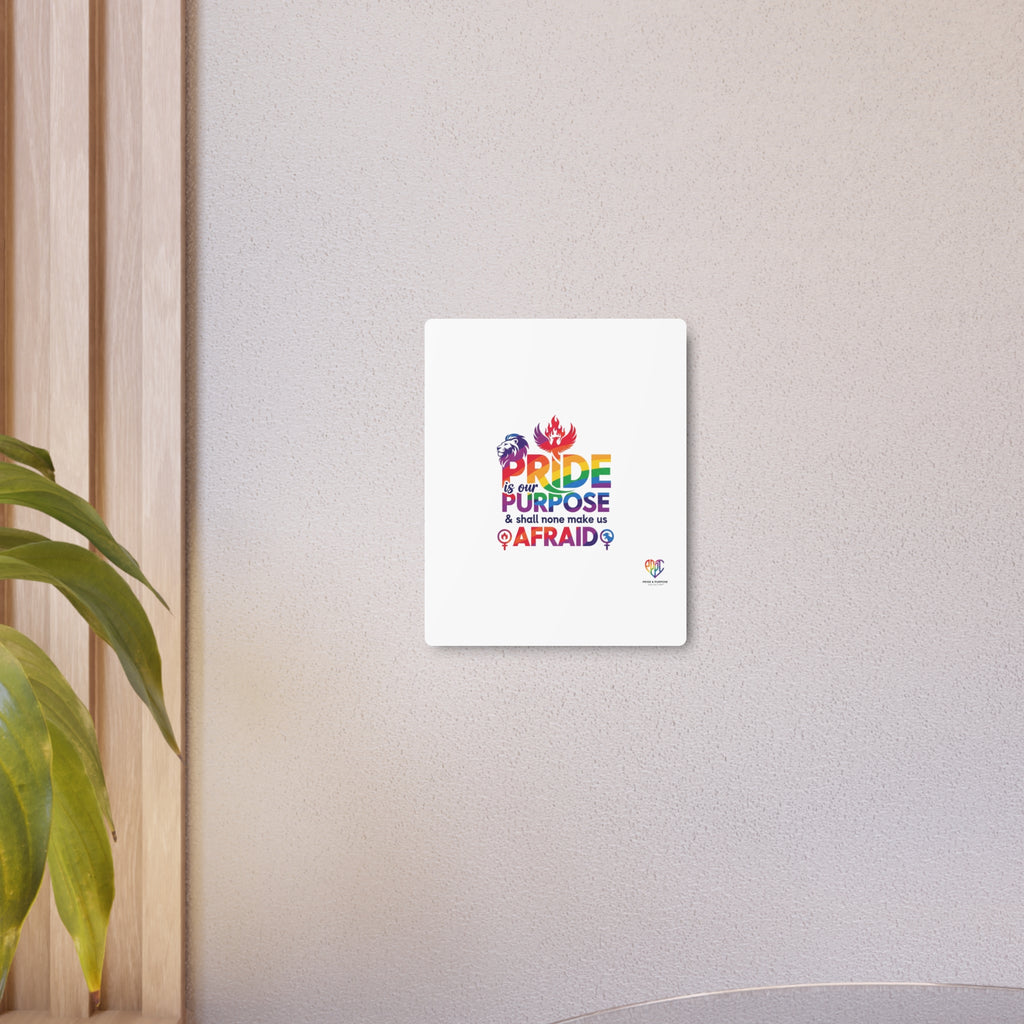 'Tis Our Pride & Purpose™ Premium Metal Wall Sign