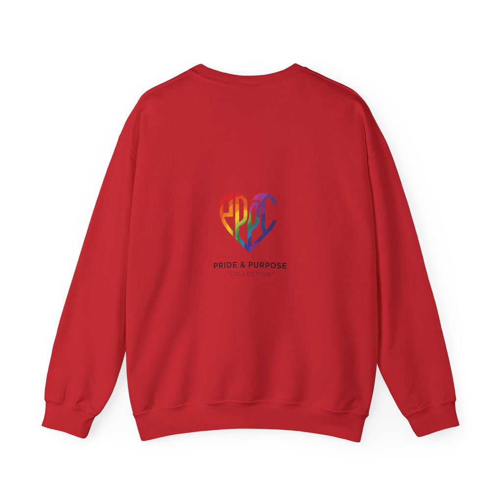 My Pride & My Purpose™ Heavy Blend Crewneck Sweatshirt | LGBTQ+ Pride