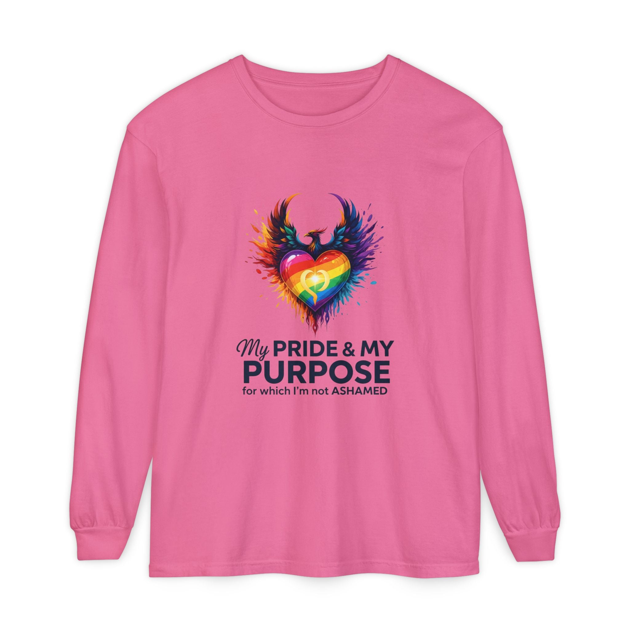 My Pride & My Purpose™ Premium Unisex Long Sleeve T-Shirt | LGBTQ+ Pride