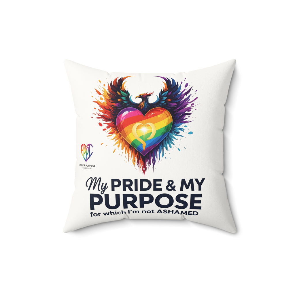 My Pride & My Purpose™ Pillow | LGBTQ+ Pride Affirmation
