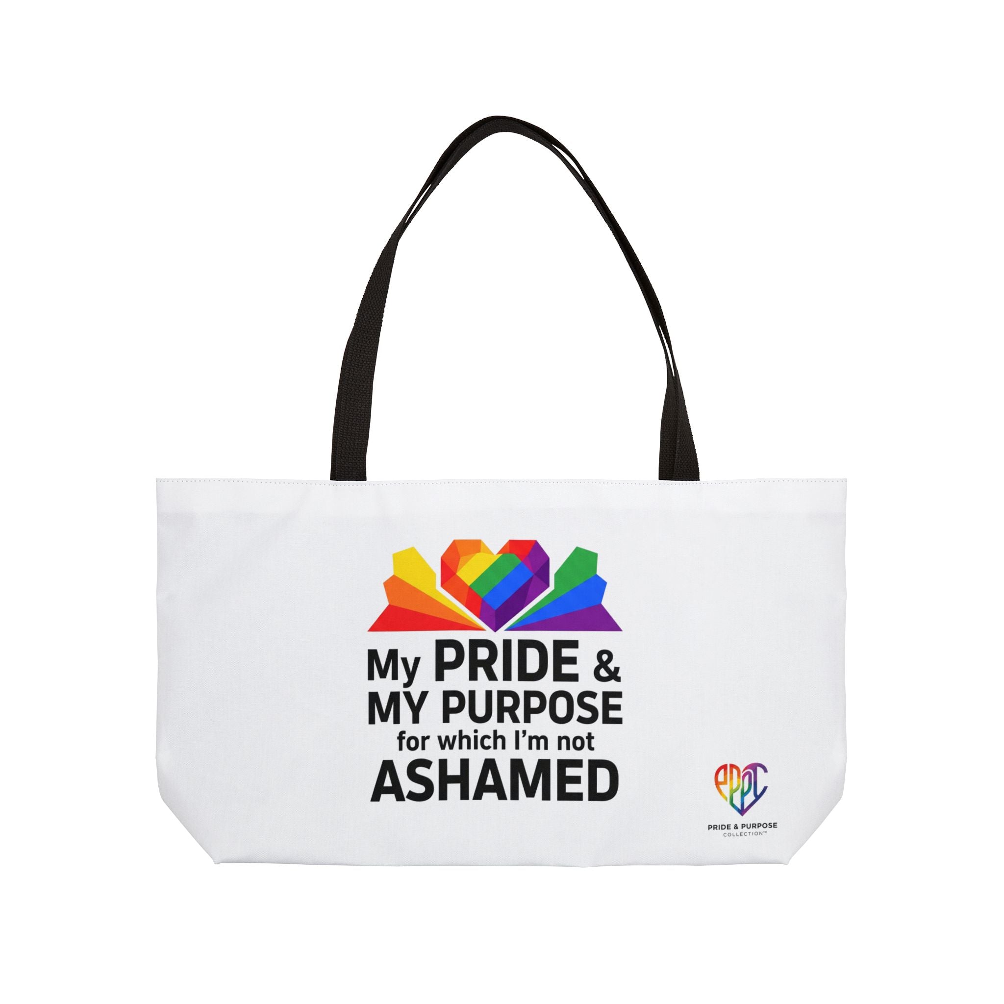 My Pride & My Purpose™ Premium LGBTQ+ Tote Bag | Pride Affirmation