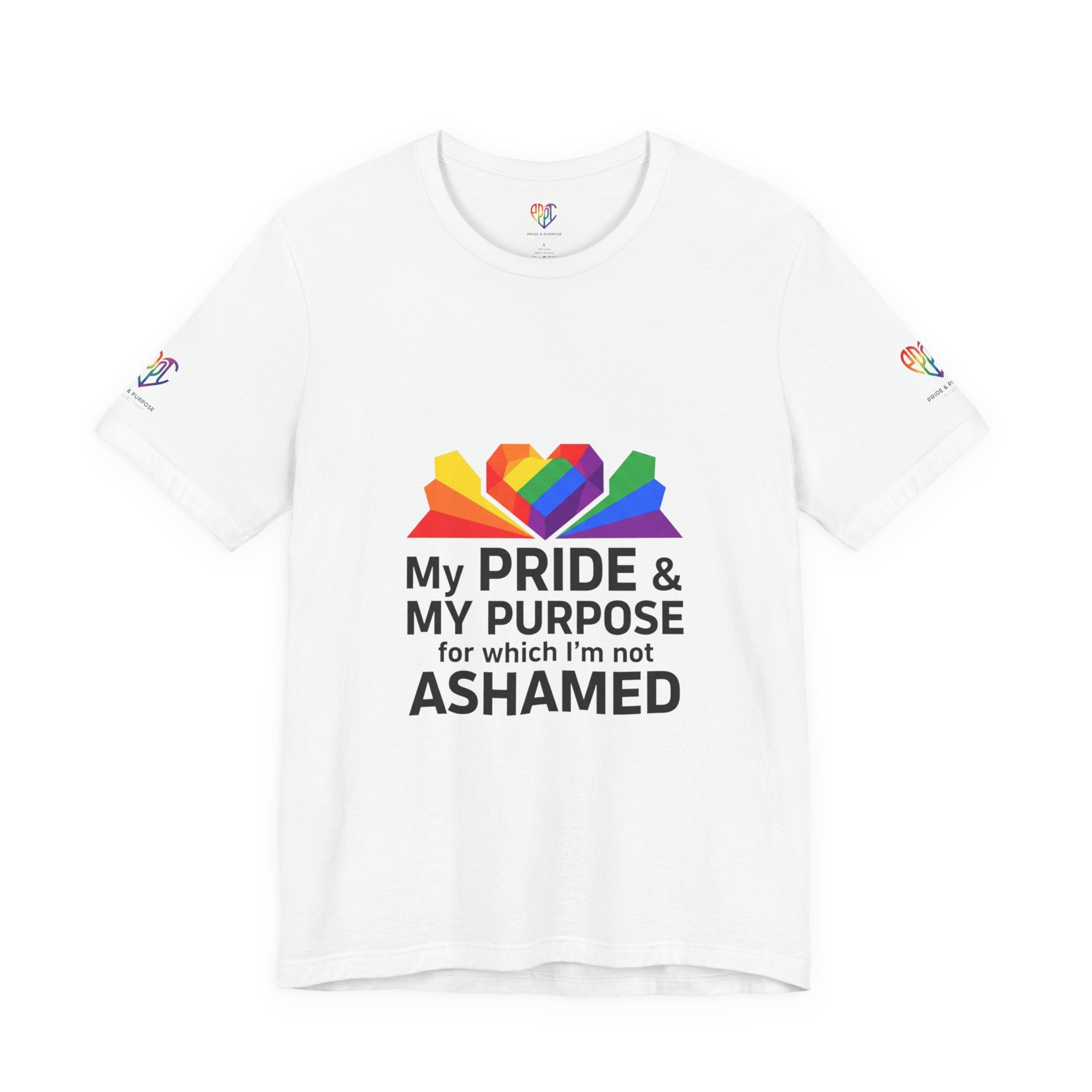 My Pride & My Purpose™ Heavyweight Unisex Tee | LGBTQ+ Pride