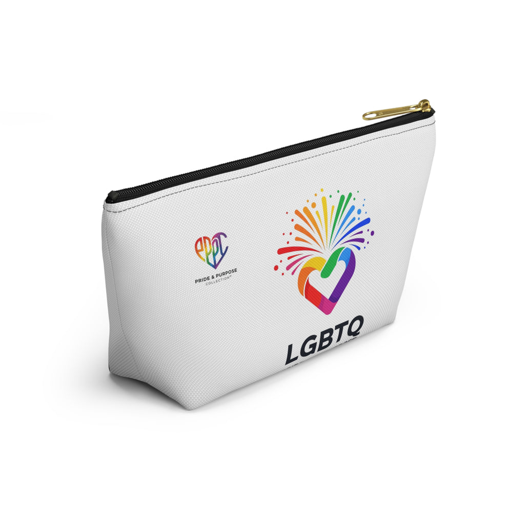 Pride & Purpose LGBTQ+ Celebration Heart Travel Pouch