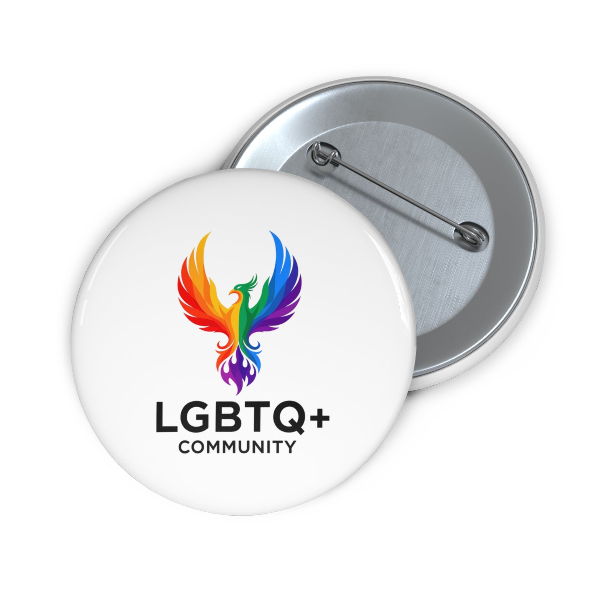 LGBTQ+ Community™ Phoenix Premium Pin Button
