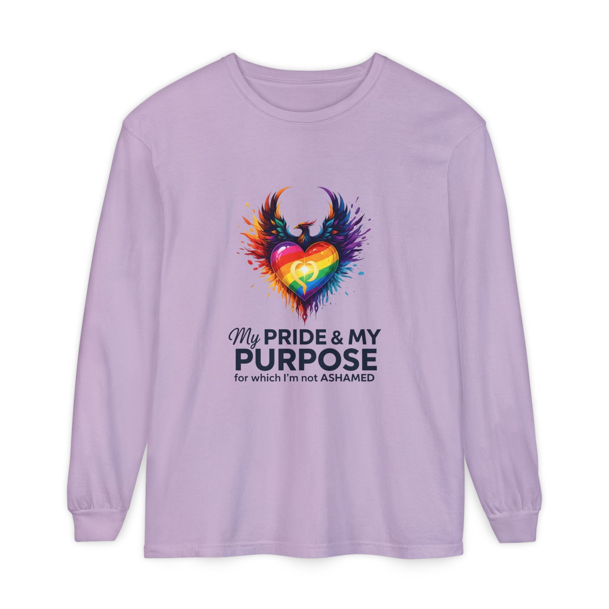My Pride & My Purpose™ Premium Unisex Long Sleeve T-Shirt | LGBTQ+ Pride