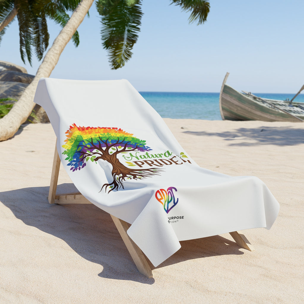 Naturally Prideful™ Premium Beach Towel | Pride & Purpose