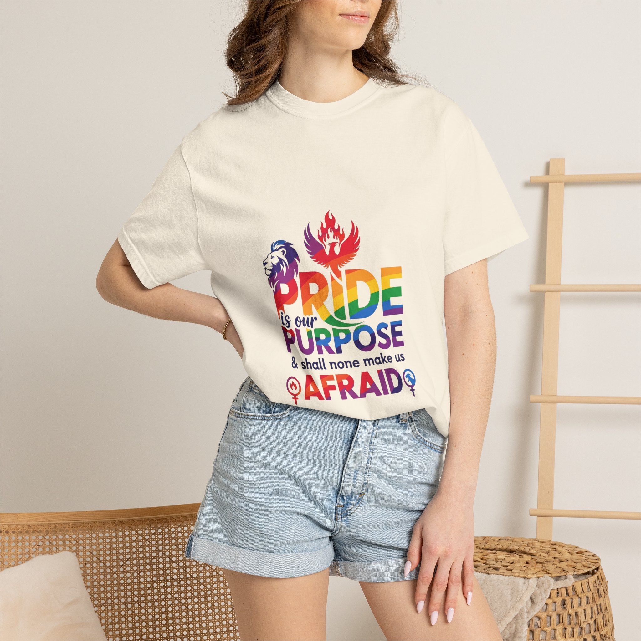 Pride Is Our Purpose™ & Shall None Make Us Afraid™ Premium Unisex T-Shirt