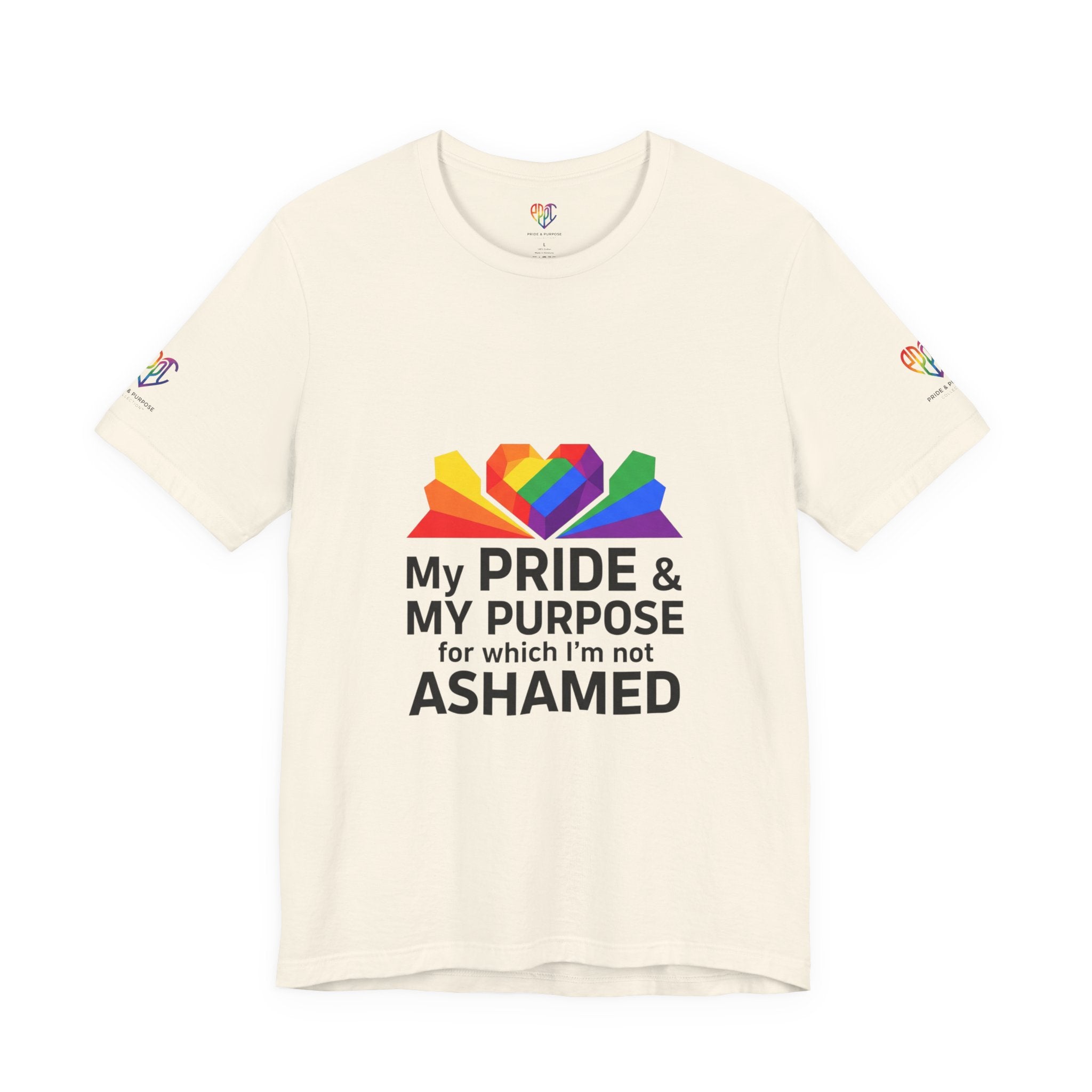 My Pride & My Purpose™ Heavyweight Unisex Tee | LGBTQ+ Pride