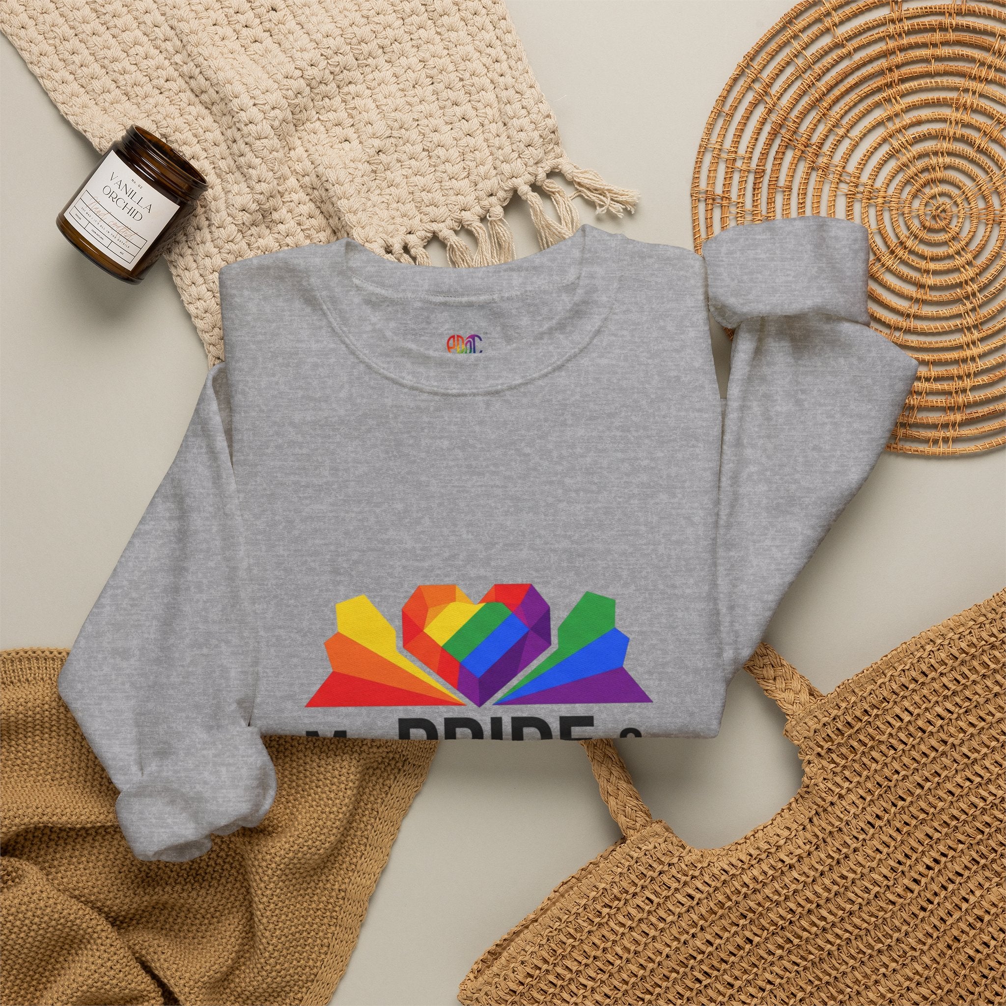 My Pride & My Purpose™ Heavy Blend Crewneck Sweatshirt | LGBTQ+ Pride