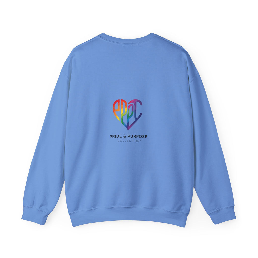 My Pride & My Purpose™ Heavy Blend Crewneck Sweatshirt | LGBTQ+ Pride