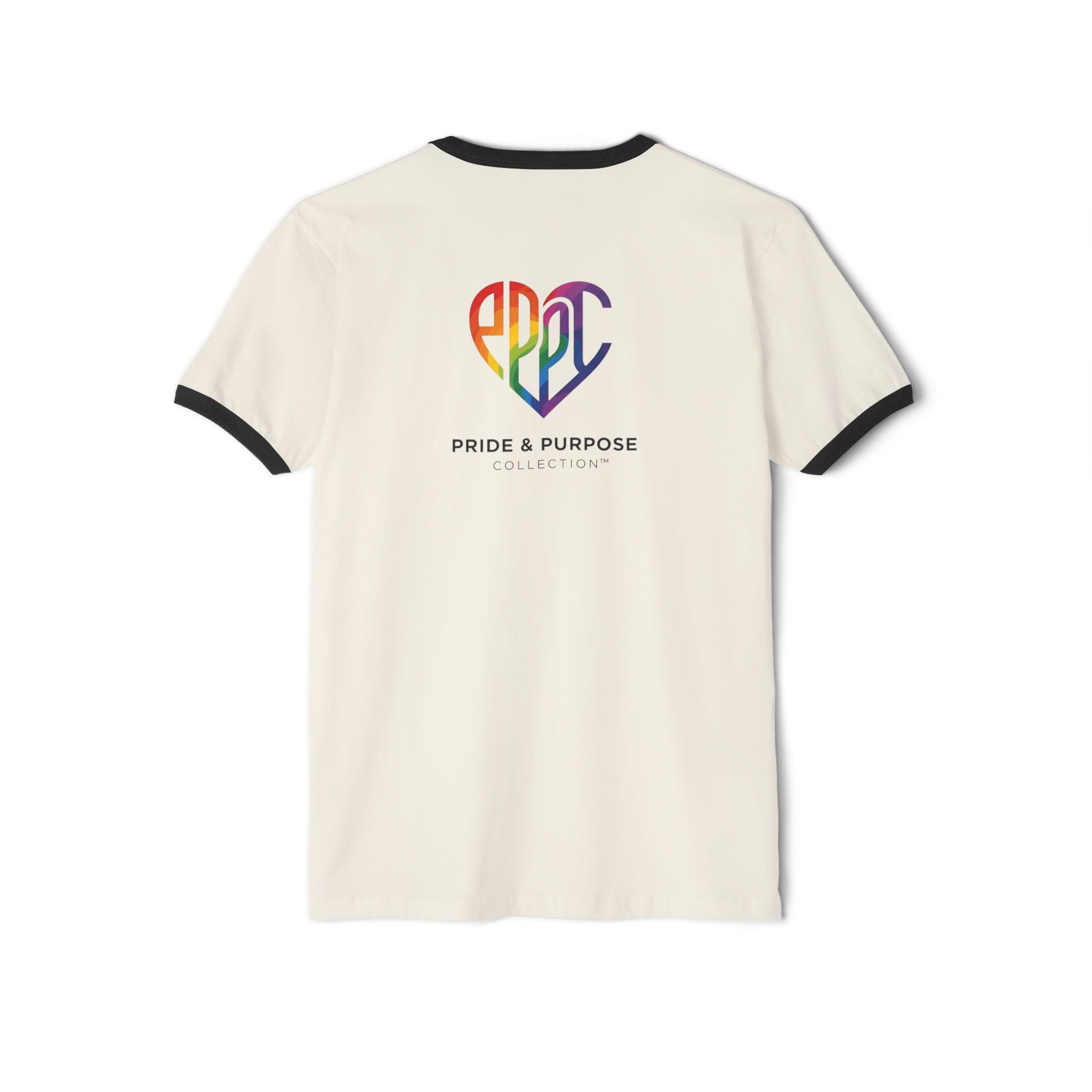 My Pride & My Purpose™ Unisex Premium Ringer T-Shirt | LGBTQ+ Pride Apparel