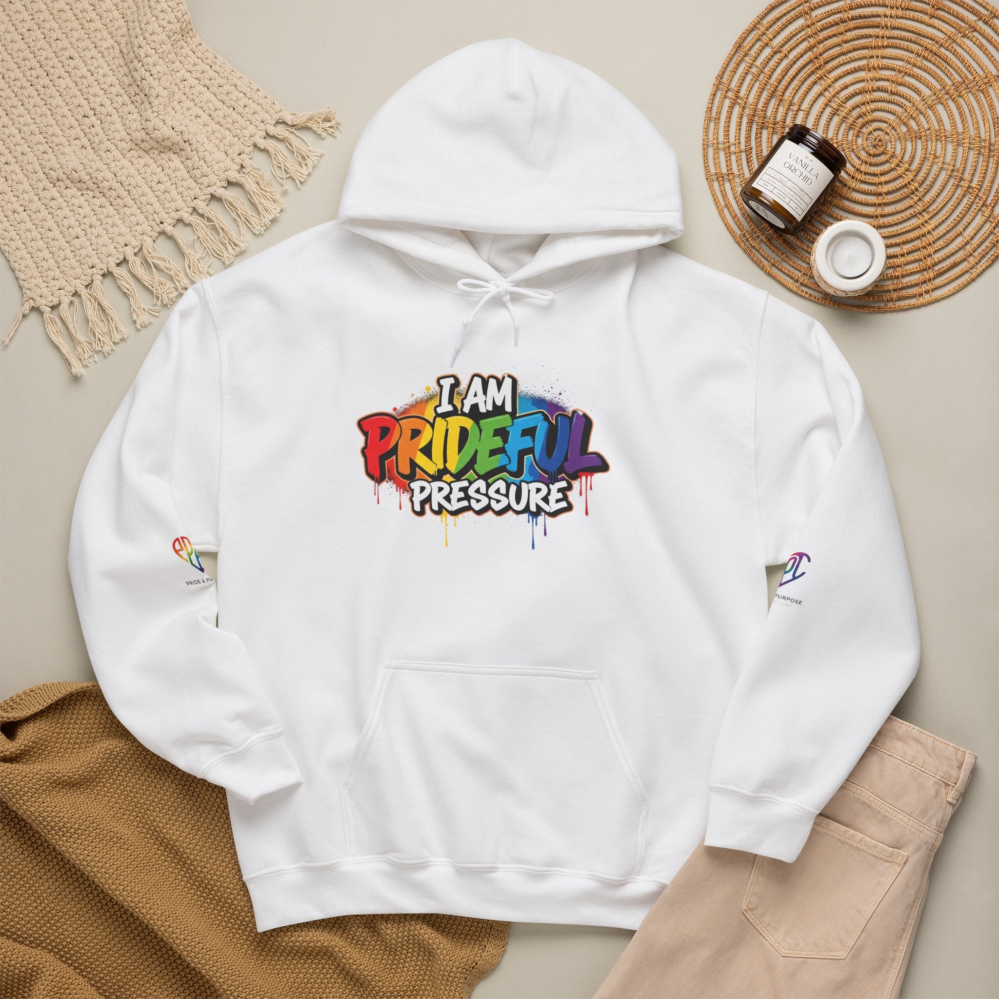 I Am Prideful Pressure™ Premium Unisex Hoodie | LGBTQ+ Pride Affirmation