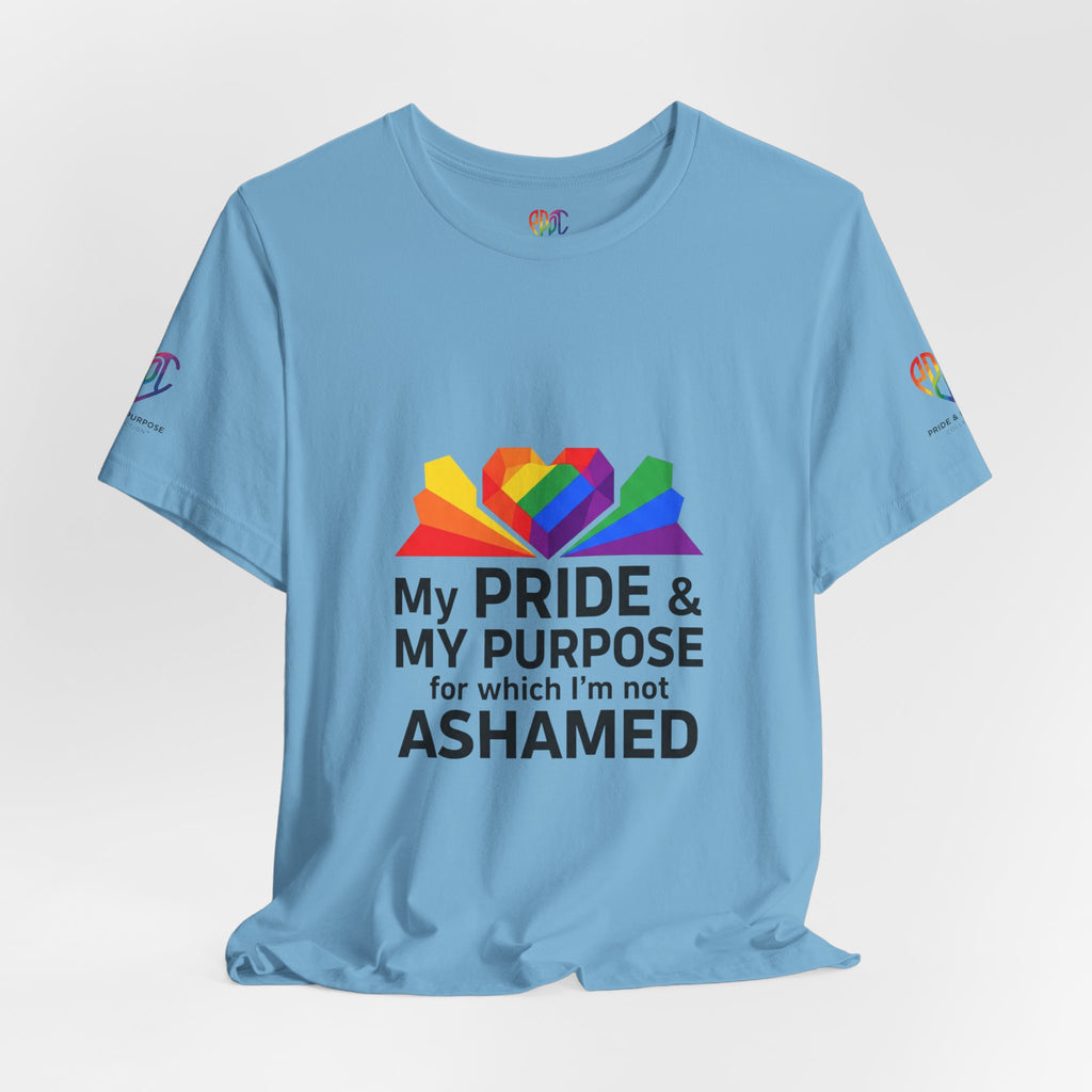 My Pride & My Purpose™ Heavyweight Unisex Tee | LGBTQ+ Pride