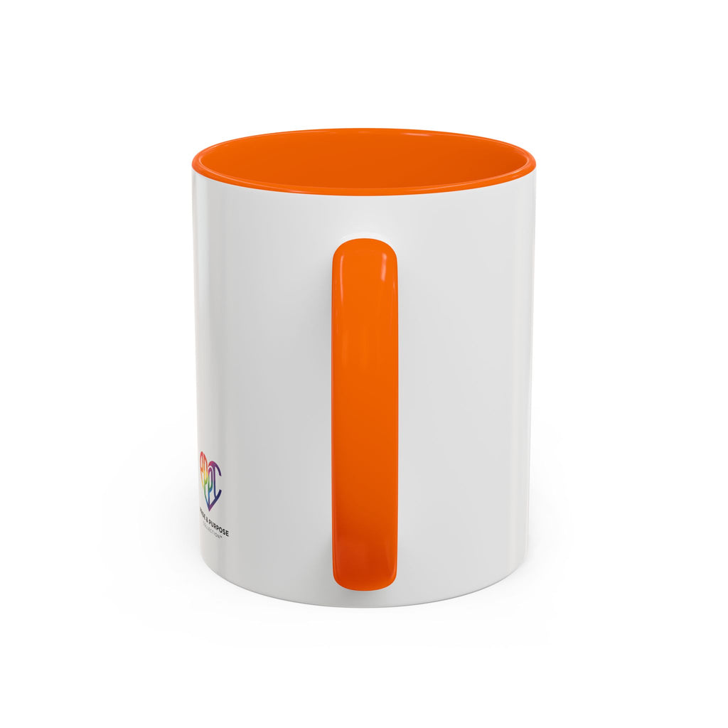 My Pride & My Purpose™ Premium Accent Coffee Mug | LGBTQ+ Pride Drinkware