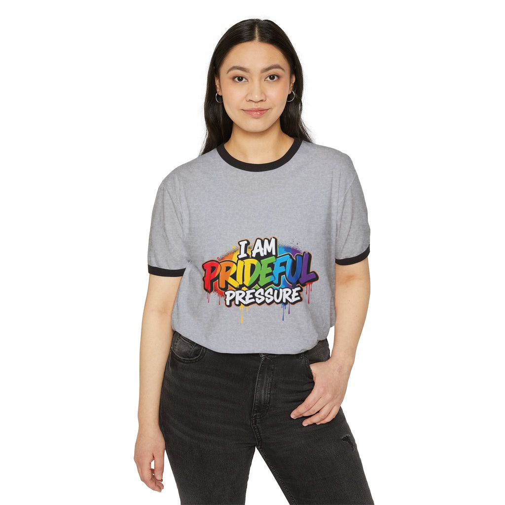I Am Prideful Pressure™ Premium Ringer T-Shirt | Pride & Purpose Collection™