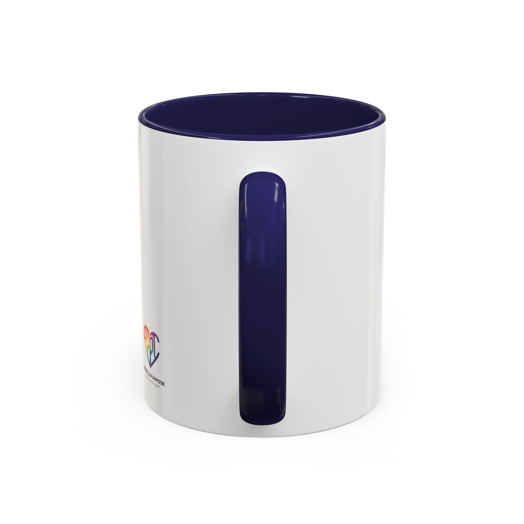 My Pride & My Purpose™ Premium Accent Coffee Mug | LGBTQ+ Pride Drinkware