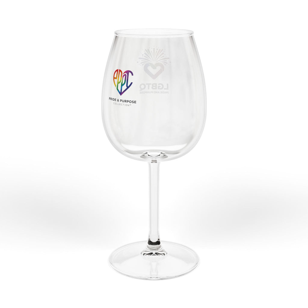 LGBTQ Pride and Purpose™ Stemmed Wine Glass | LGBTQ+ Drinkware