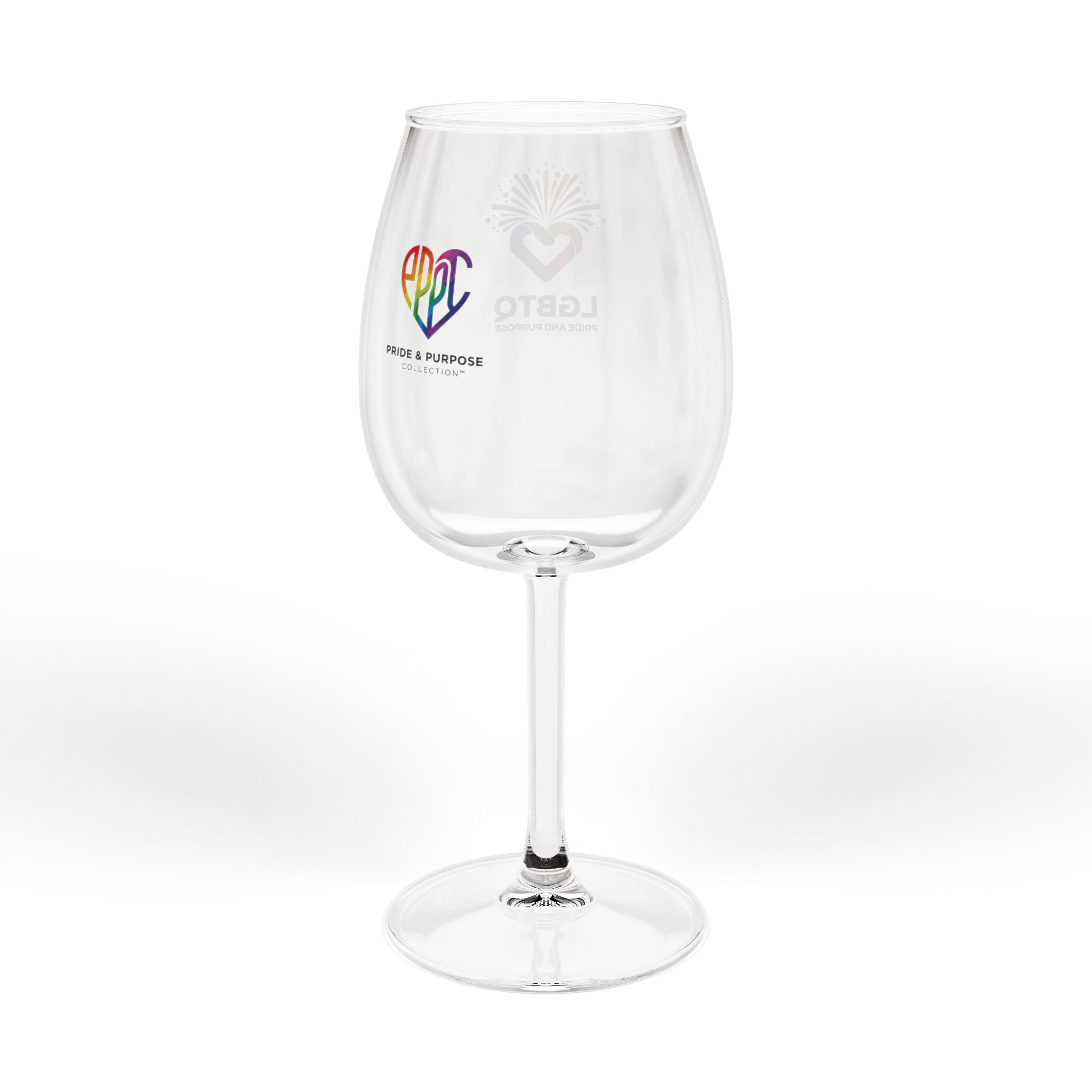 LGBTQ Pride and Purpose™ Stemmed Wine Glass | LGBTQ+ Drinkware
