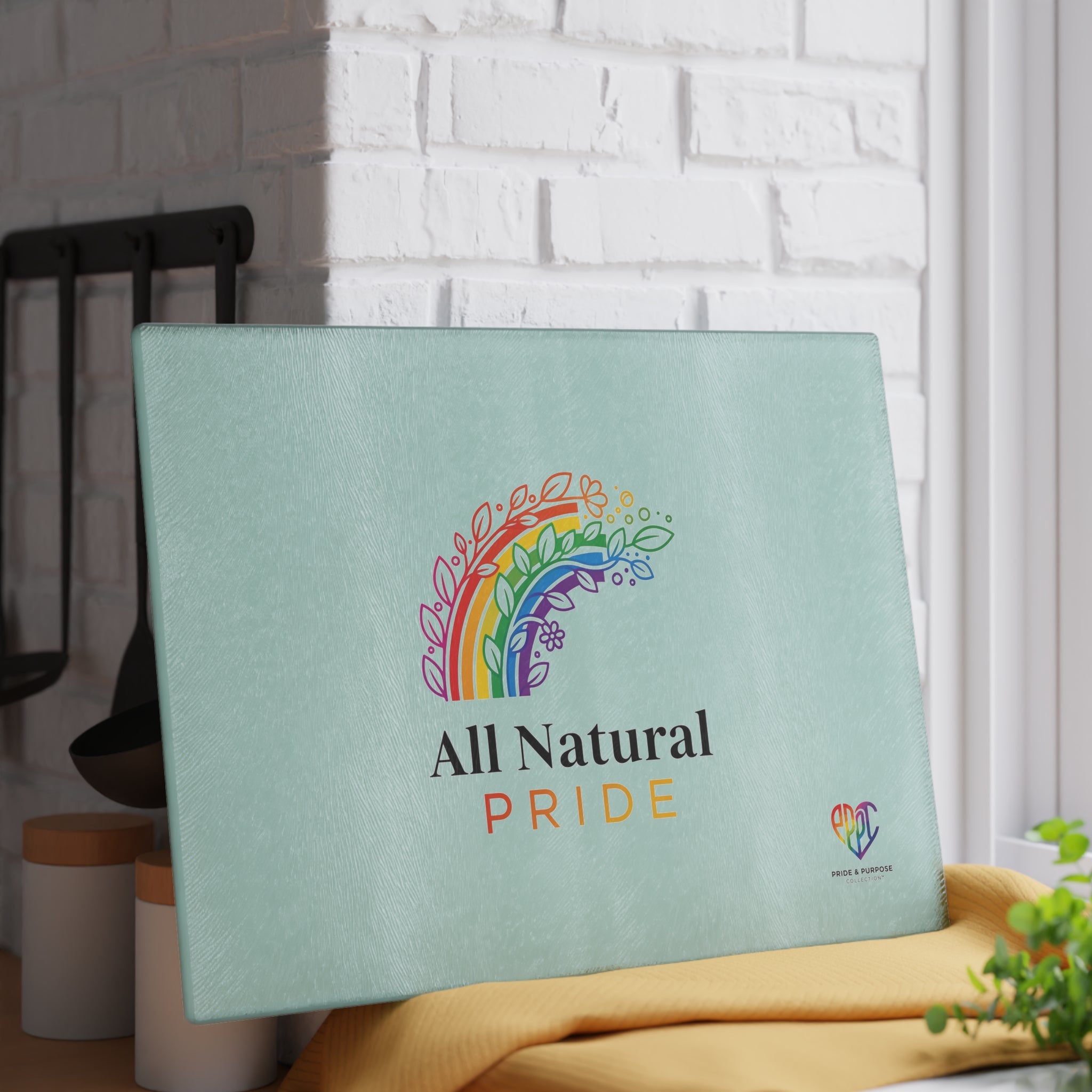 All Natural Pride™ Premium Glass Cutting Board