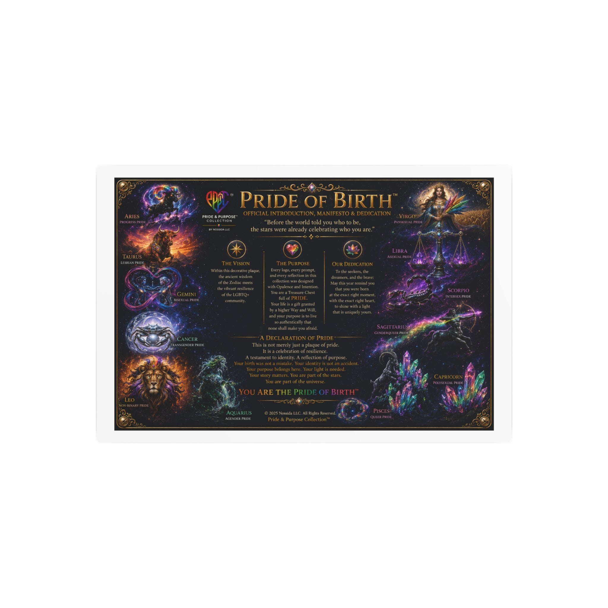 Pride of Birth™ — Founder's Signature Archive Metal Edition