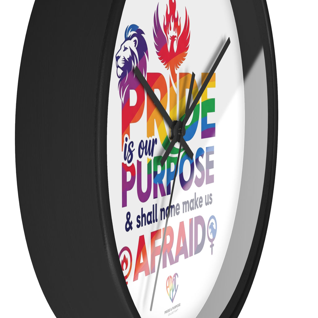 Pride Is Our Purpose™ Premium Inspirational Wall Clock