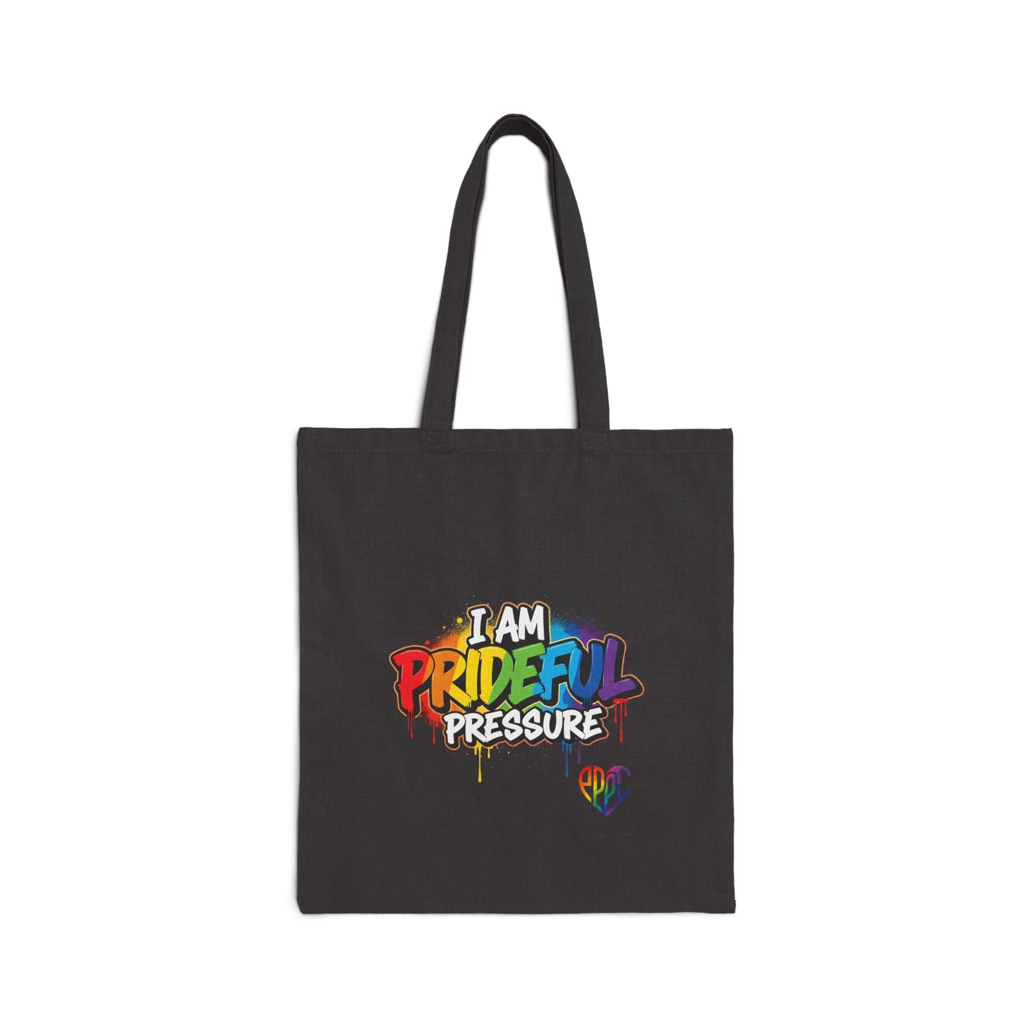 I Am Prideful Pressure™ Premium Cotton Canvas Tote Bag | Pride Affirmation