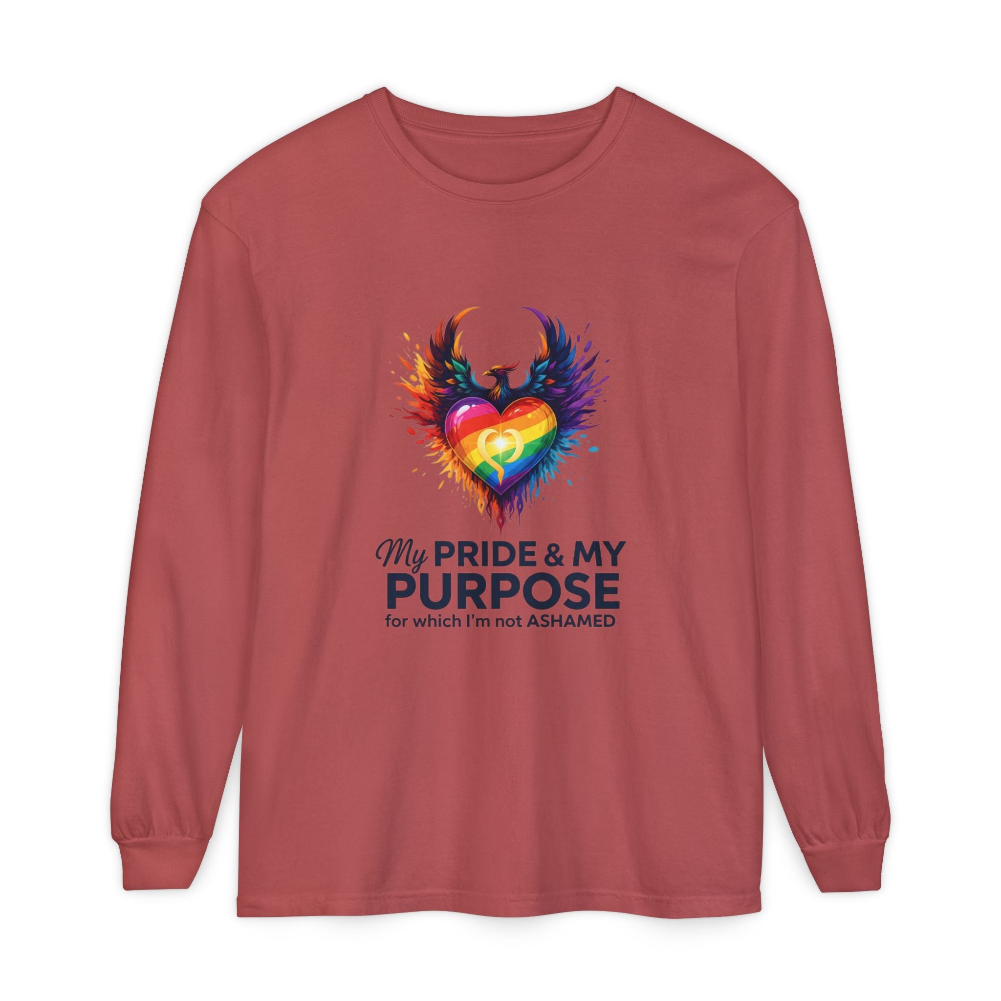 My Pride & My Purpose™ Premium Unisex Long Sleeve T-Shirt | LGBTQ+ Pride