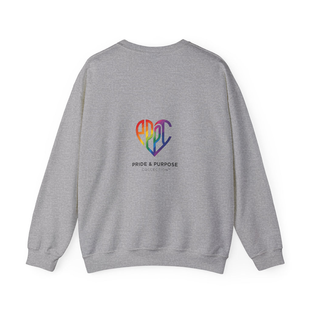 My Pride & My Purpose™ Heavy Blend Crewneck Sweatshirt | LGBTQ+ Pride