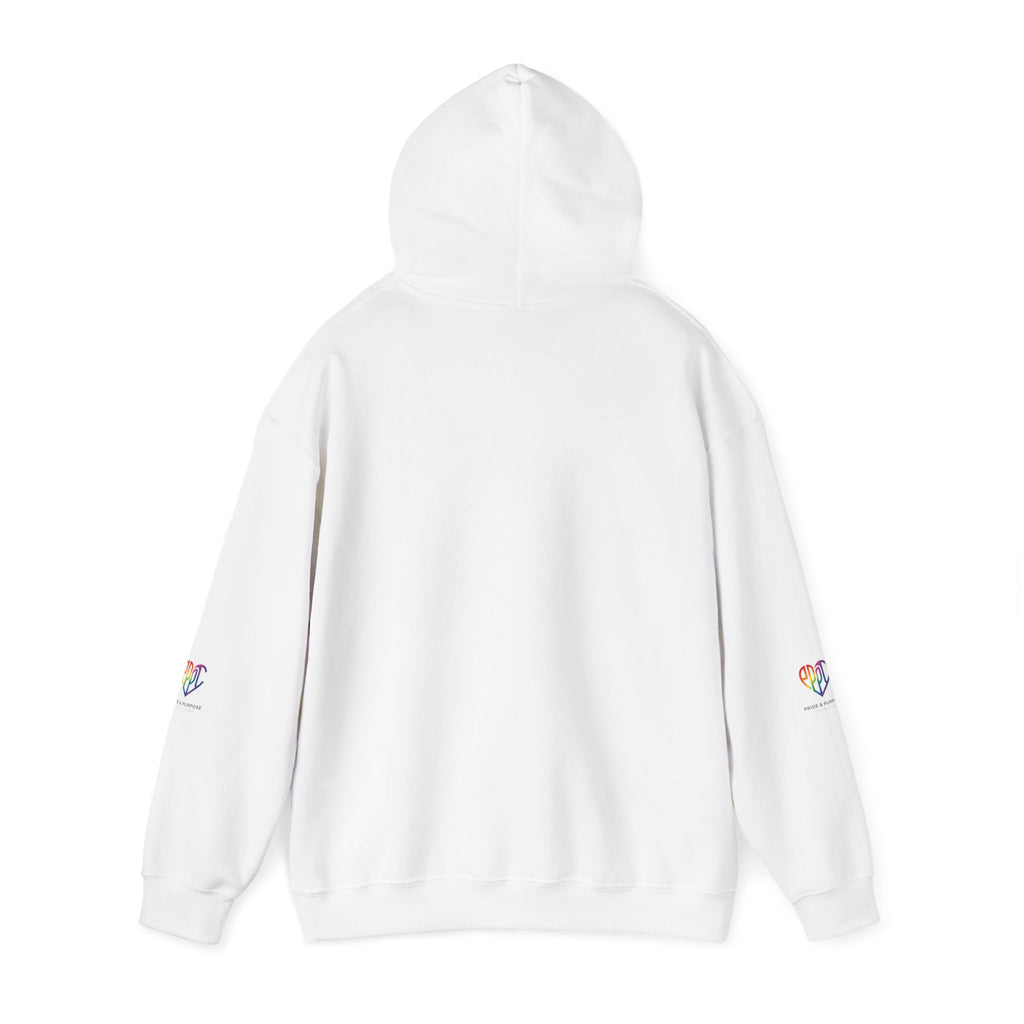 Celebrating Worldwide Pride & Universal Purpose™ Heavy Blend Hoodie | Pride Affirmation
