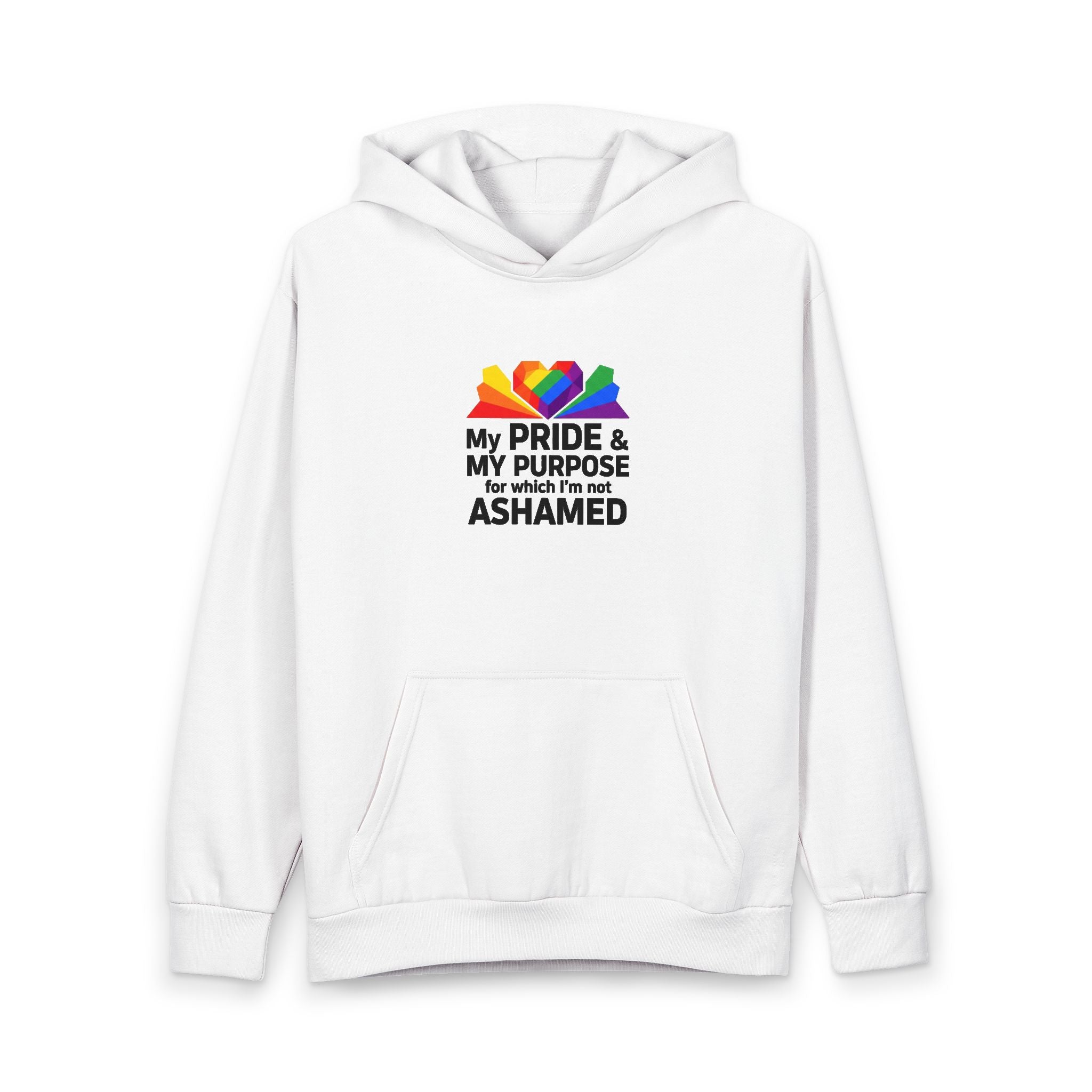 My Pride & My Purpose™ Premium Heavyweight Hoodie | LGBTQ+ Pride Apparel