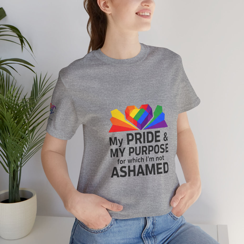 My Pride & My Purpose™ Heavyweight Unisex Tee | LGBTQ+ Pride