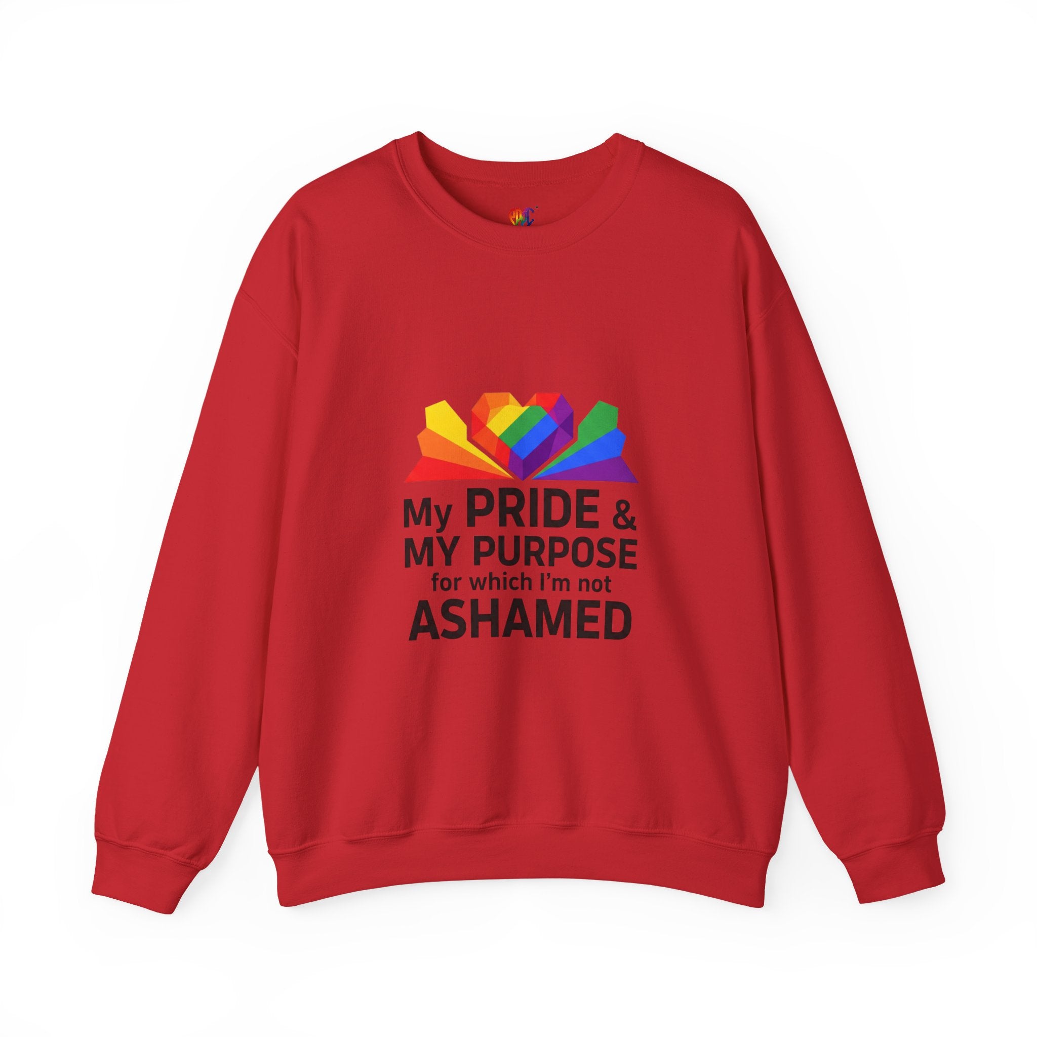 My Pride & My Purpose™ Heavy Blend Crewneck Sweatshirt | LGBTQ+ Pride
