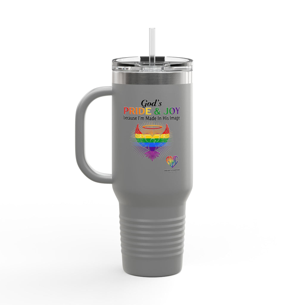 God's Pride & Joy™ 40 oz Insulated Travel Mug with Handle