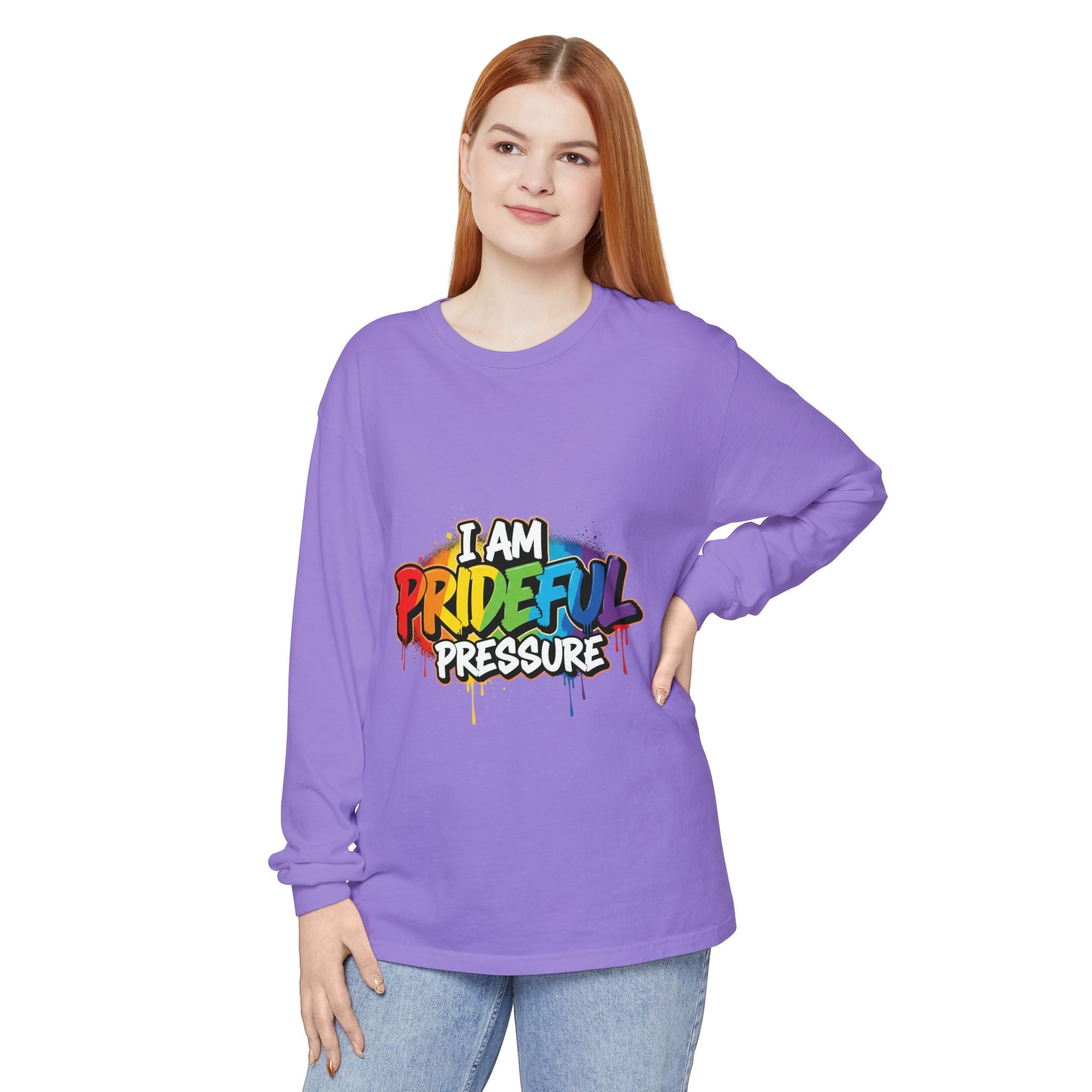 I Am Prideful Pressure™ Premium Unisex Long Sleeve T-Shirt | LGBTQ+ Pride