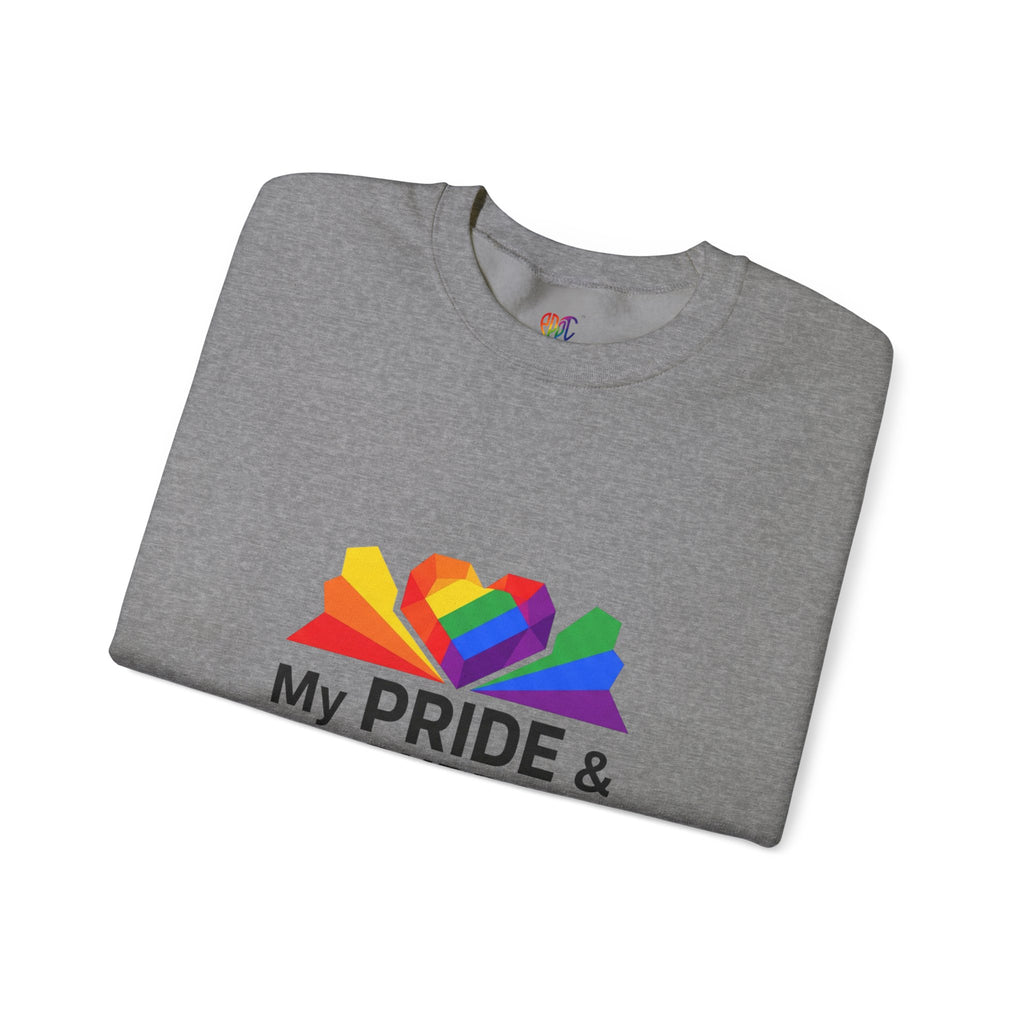 My Pride & My Purpose™ Heavy Blend Crewneck Sweatshirt | LGBTQ+ Pride